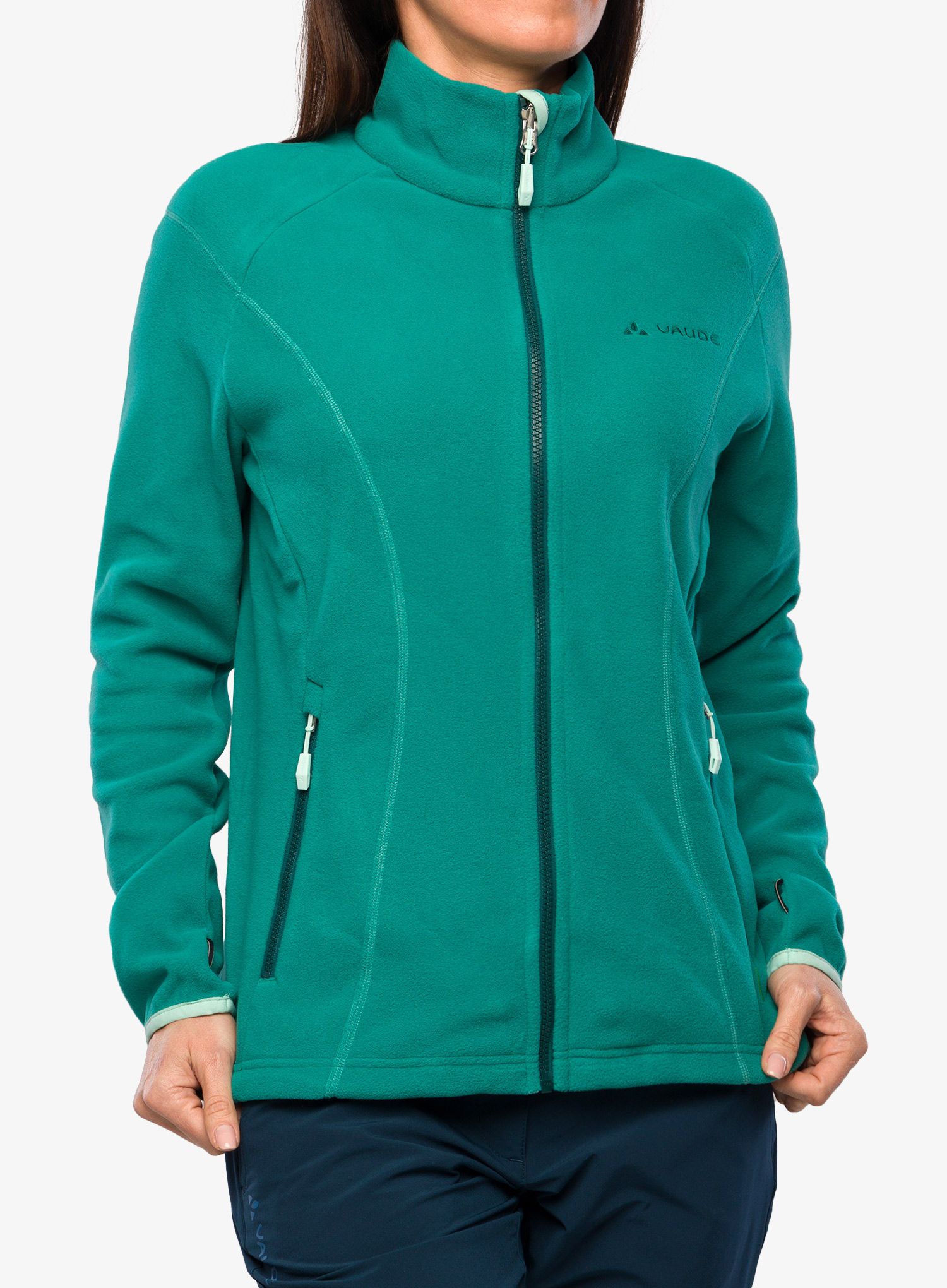 Ženski flis Vaude Rosemoor Fleece Jacket II - wave
