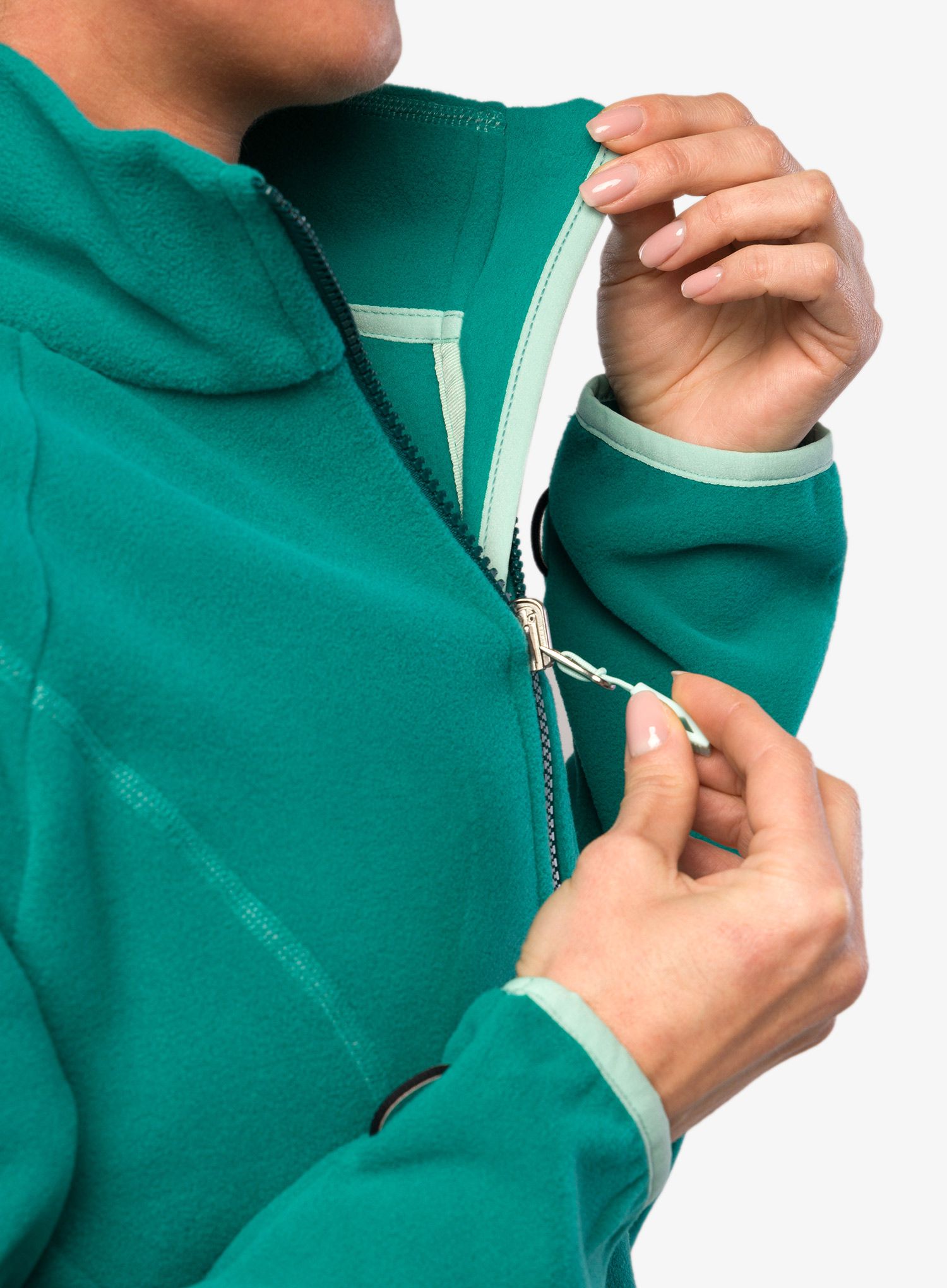 Ženski flis Vaude Rosemoor Fleece Jacket II - wave