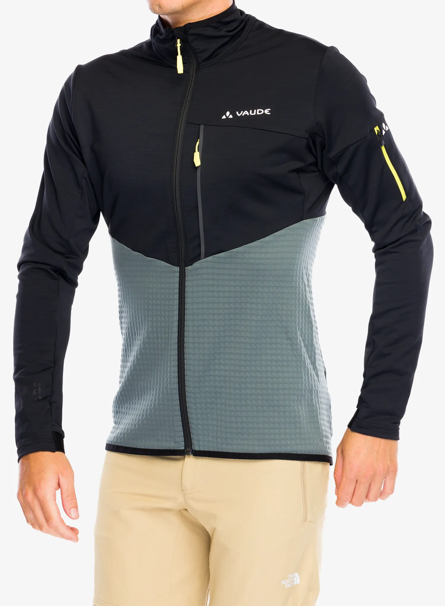 Flis Vaude Scopi Fleece Jacket - heron