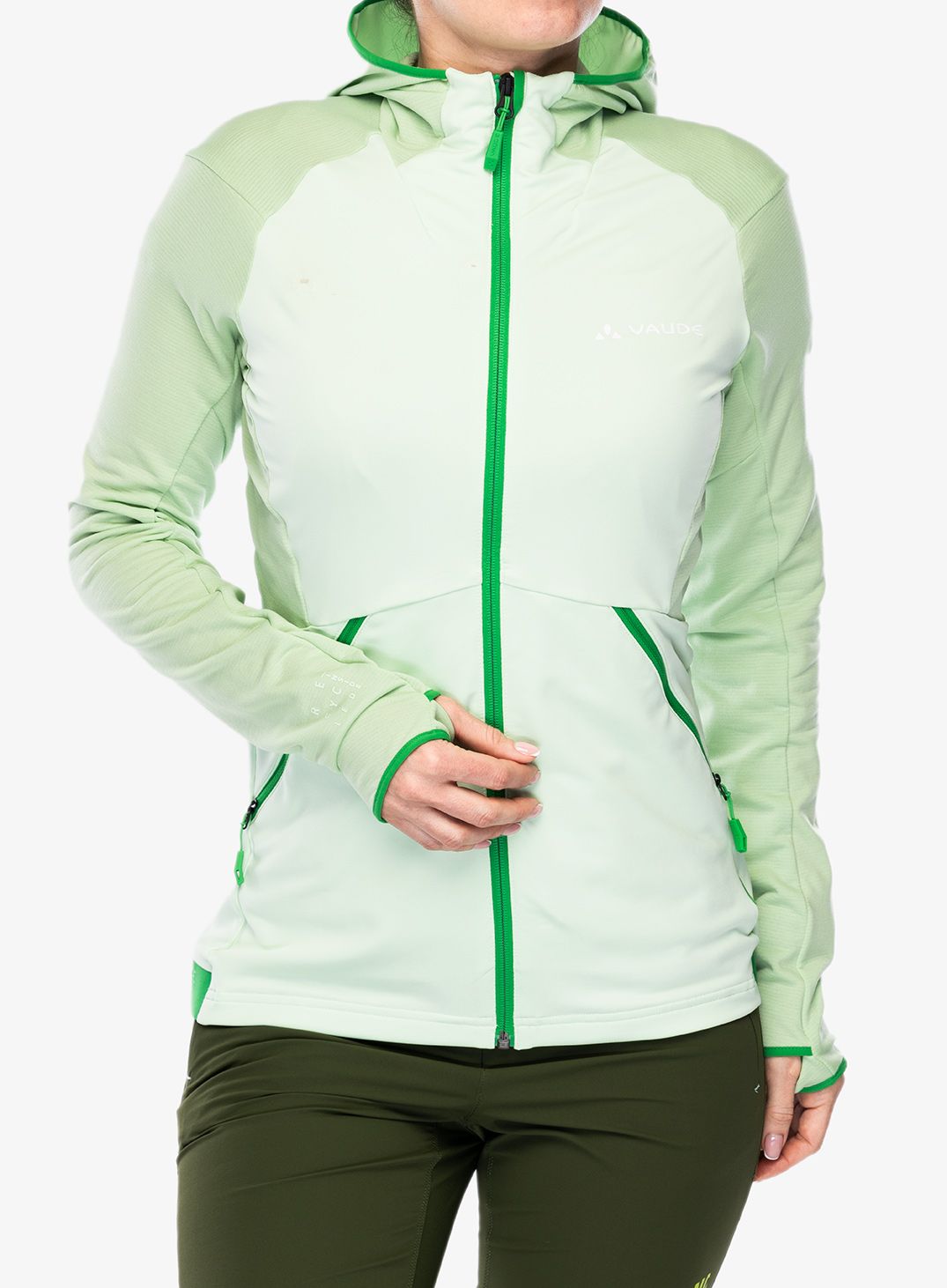 Ženski flis Vaude Scopi Fleece Jacket - jade