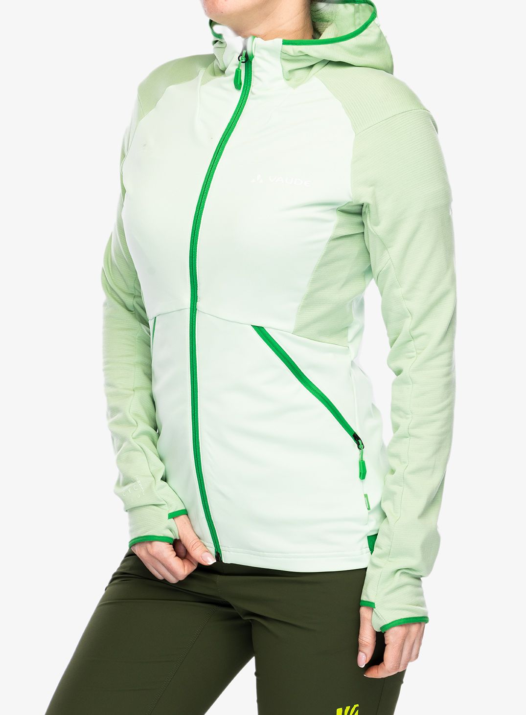 Ženski flis Vaude Scopi Fleece Jacket - jade