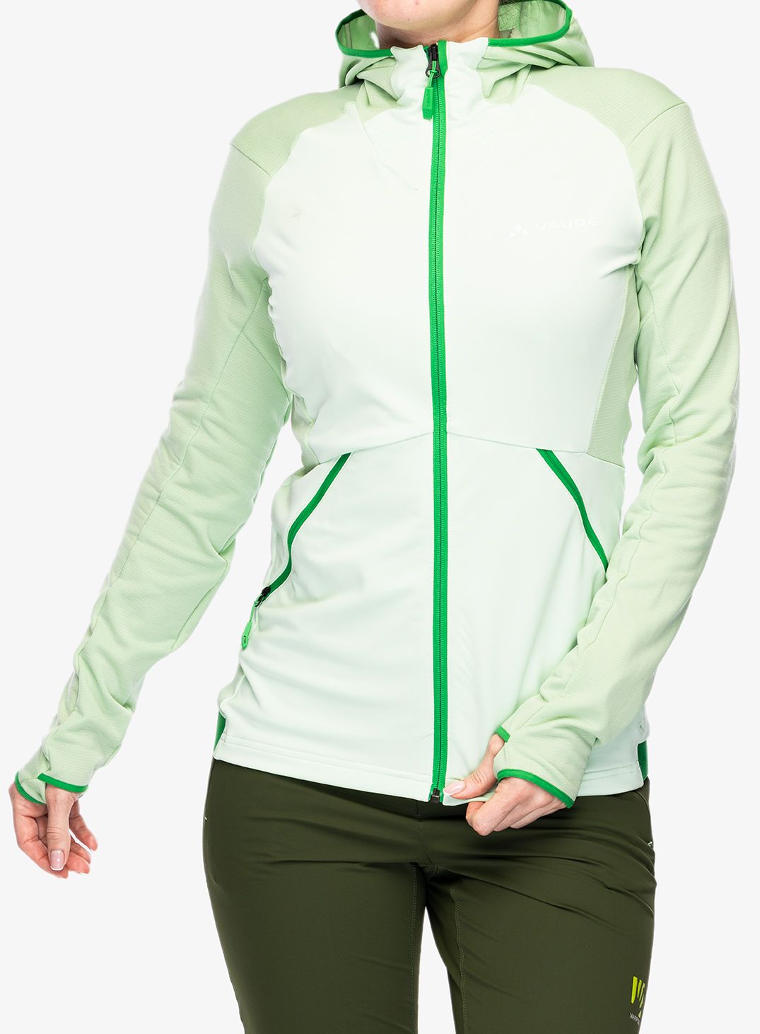 Ženski flis Vaude Scopi Fleece Jacket - jade