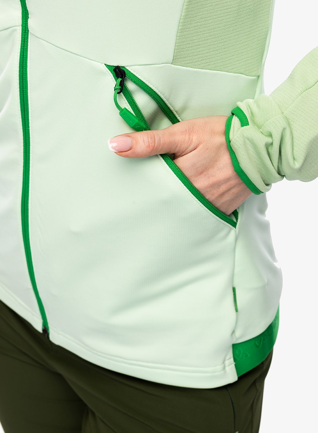 Ženski flis Vaude Scopi Fleece Jacket - jade