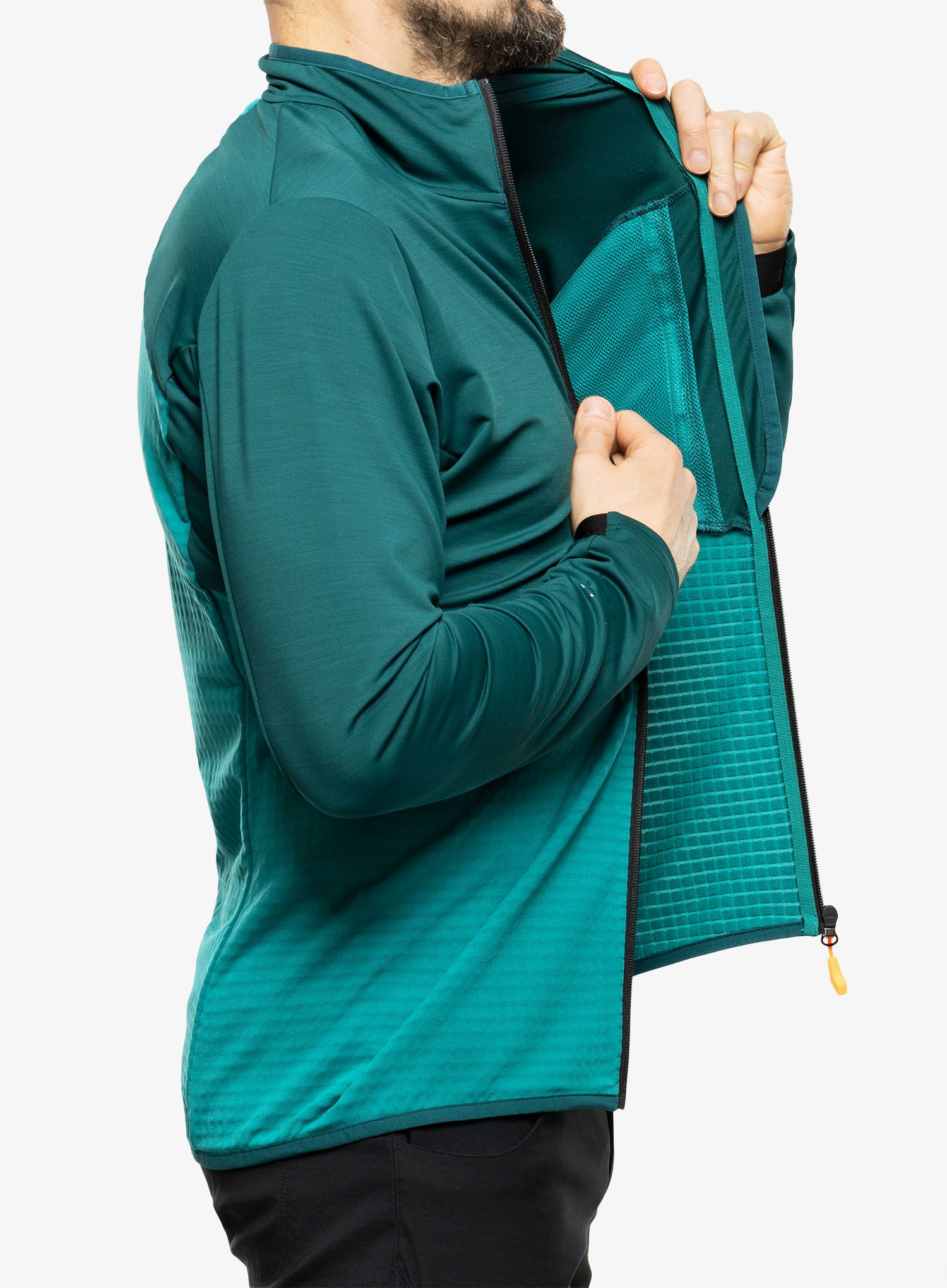 Flis Vaude Scopi Fleece Jacket - mallard green
