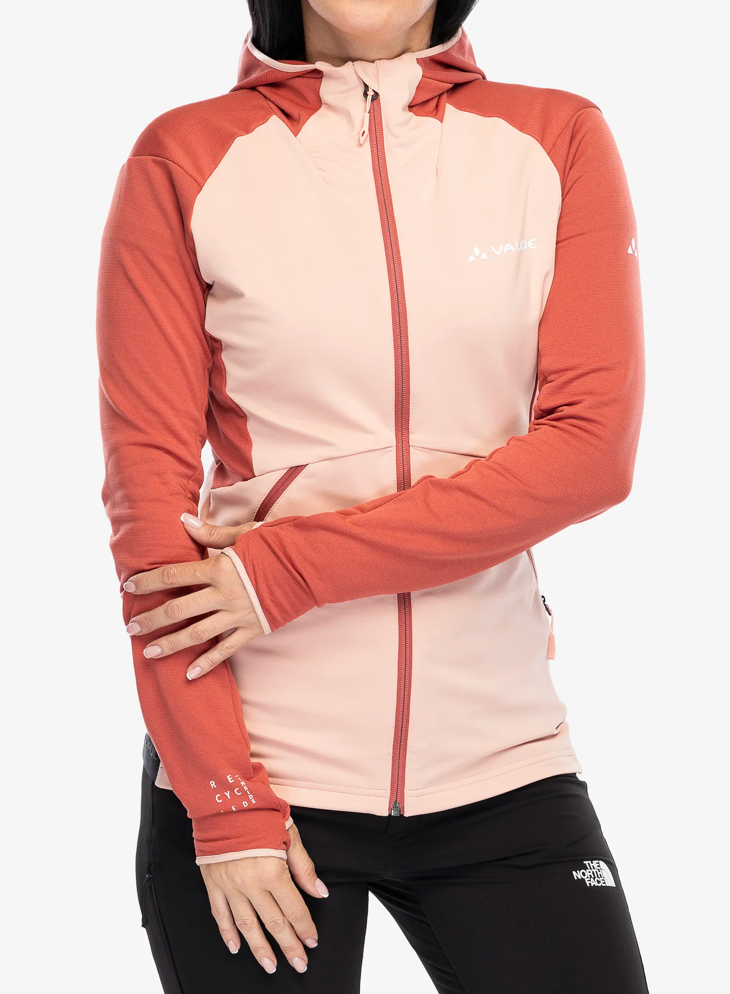 Ženski flis Vaude Scopi Fleece Jacket - soft rose
