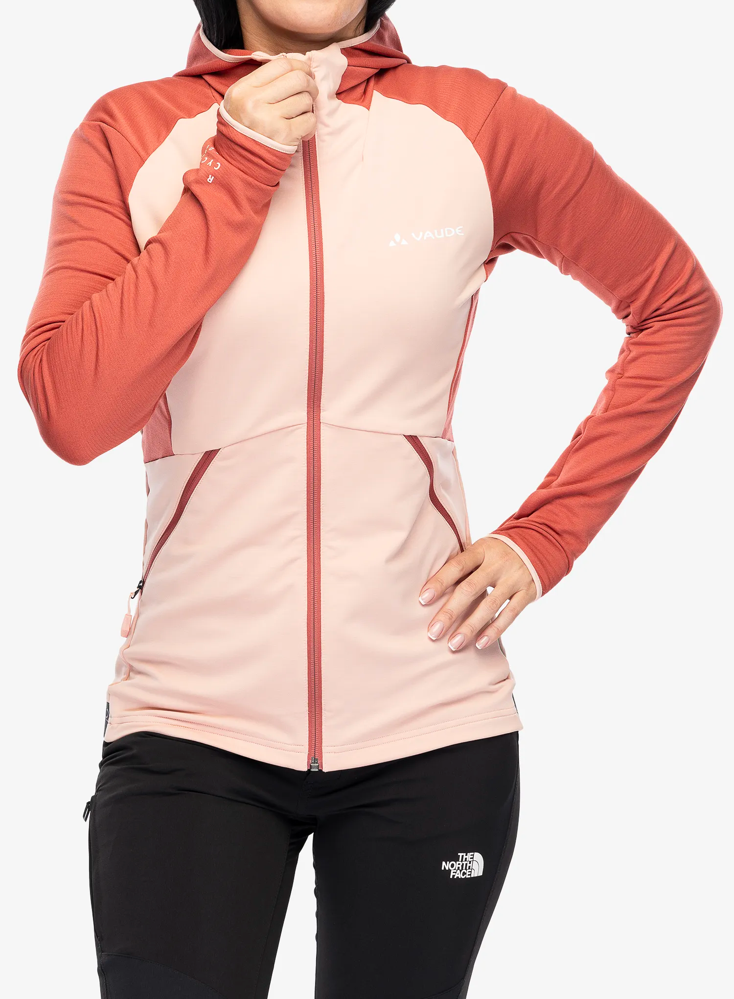 Ženski flis Vaude Scopi Fleece Jacket - soft rose