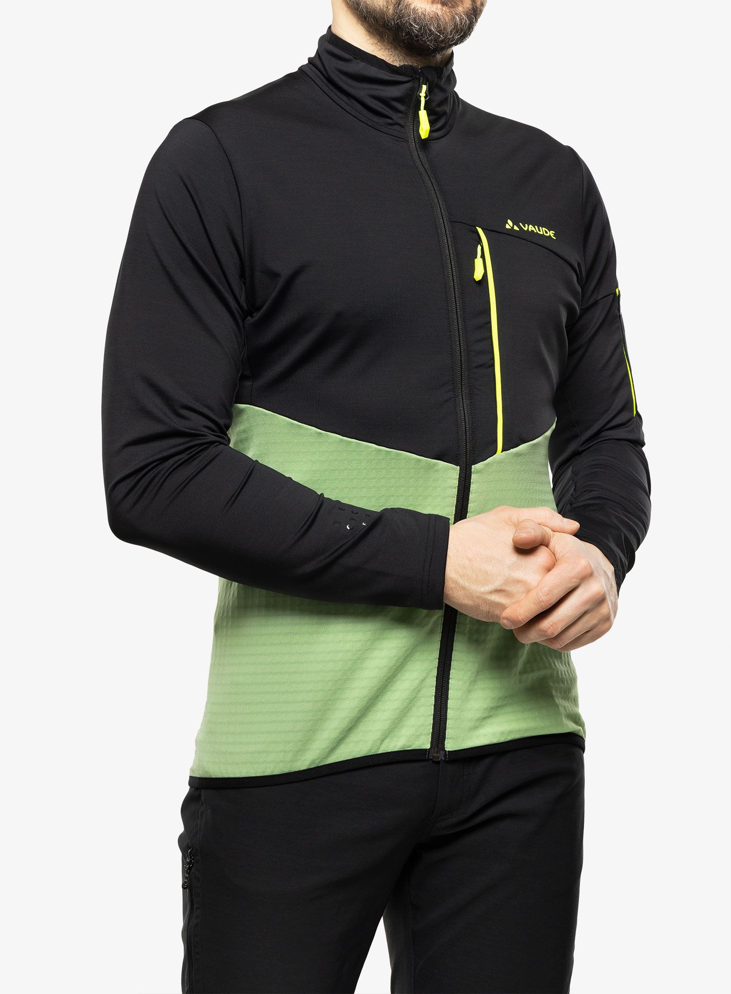 Flis Vaude Scopi Fleece Jacket - willow green