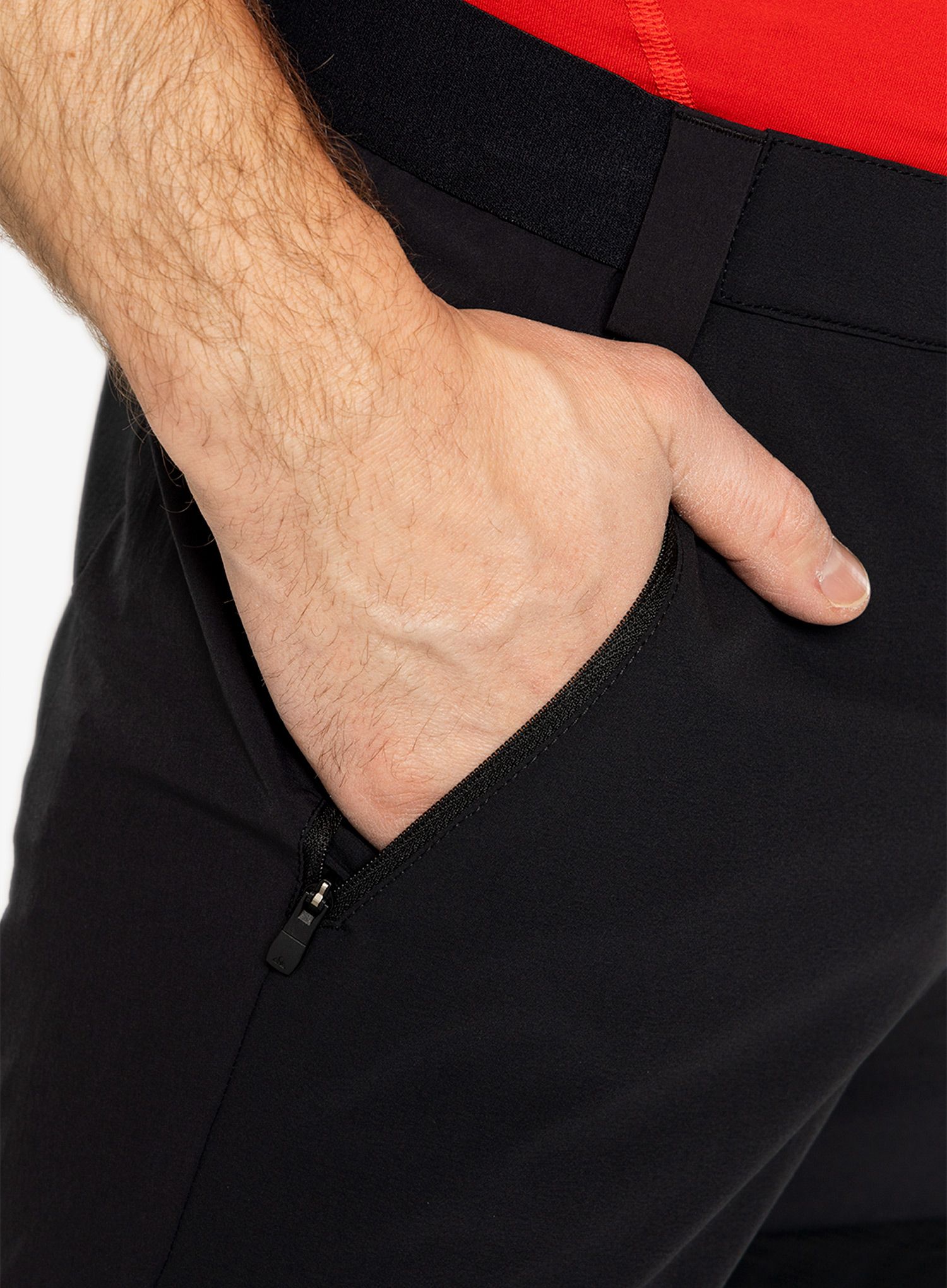 Softshell hlače Vaude Scopi Pants III - black uni