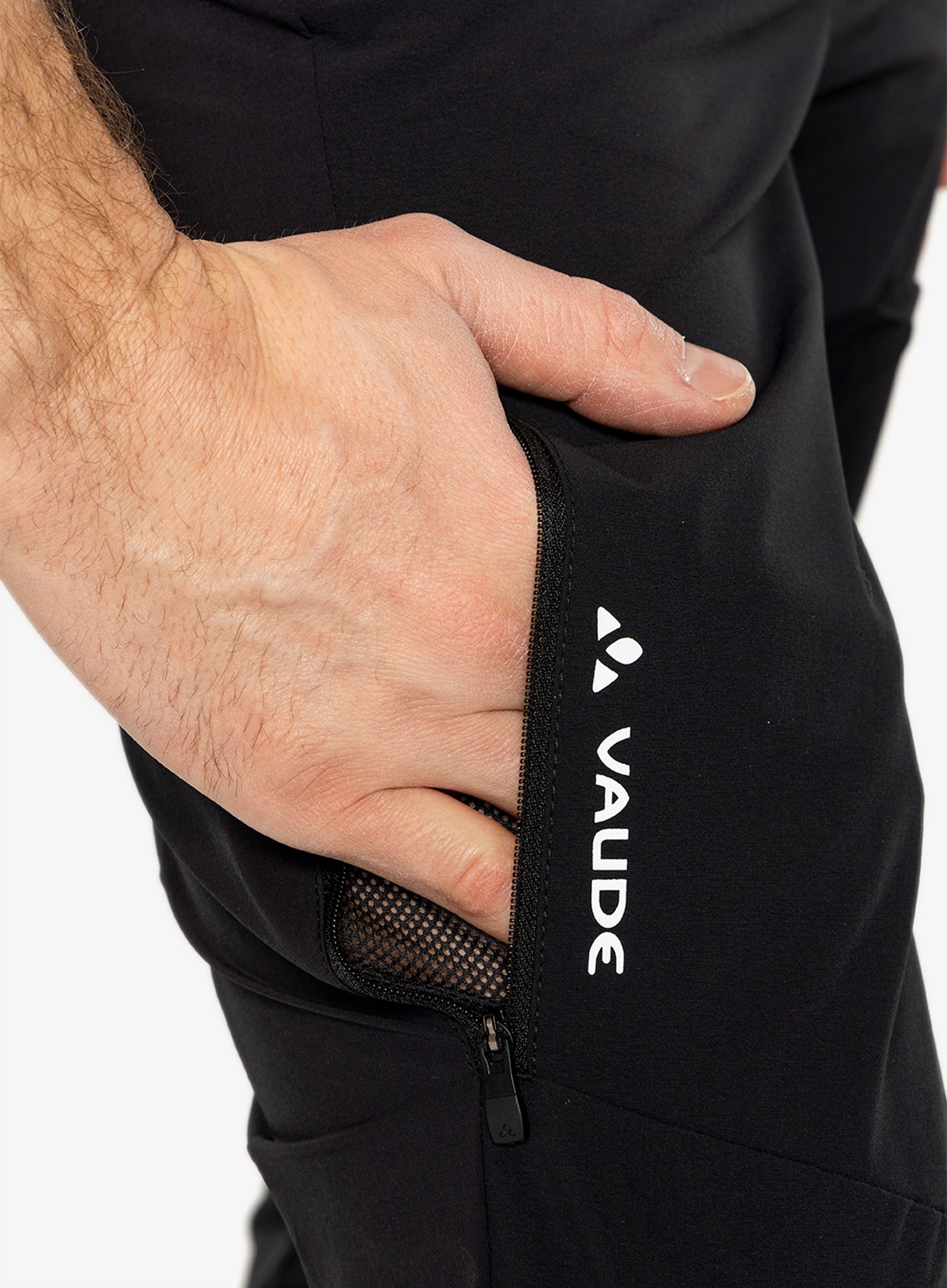 Softshell hlače Vaude Scopi Pants III - black uni
