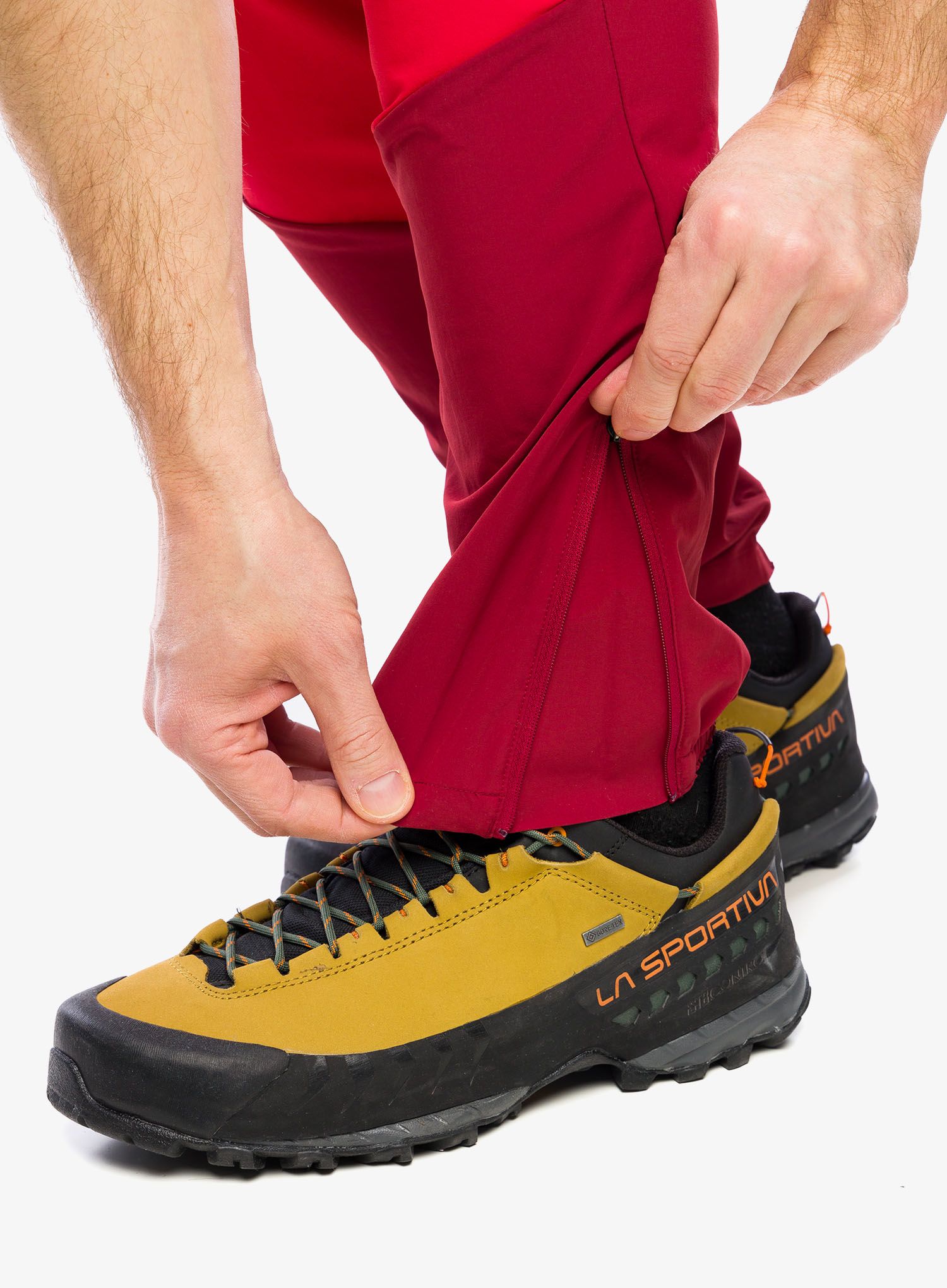 Softshell hlače Vaude Scopi Pants III - carmine