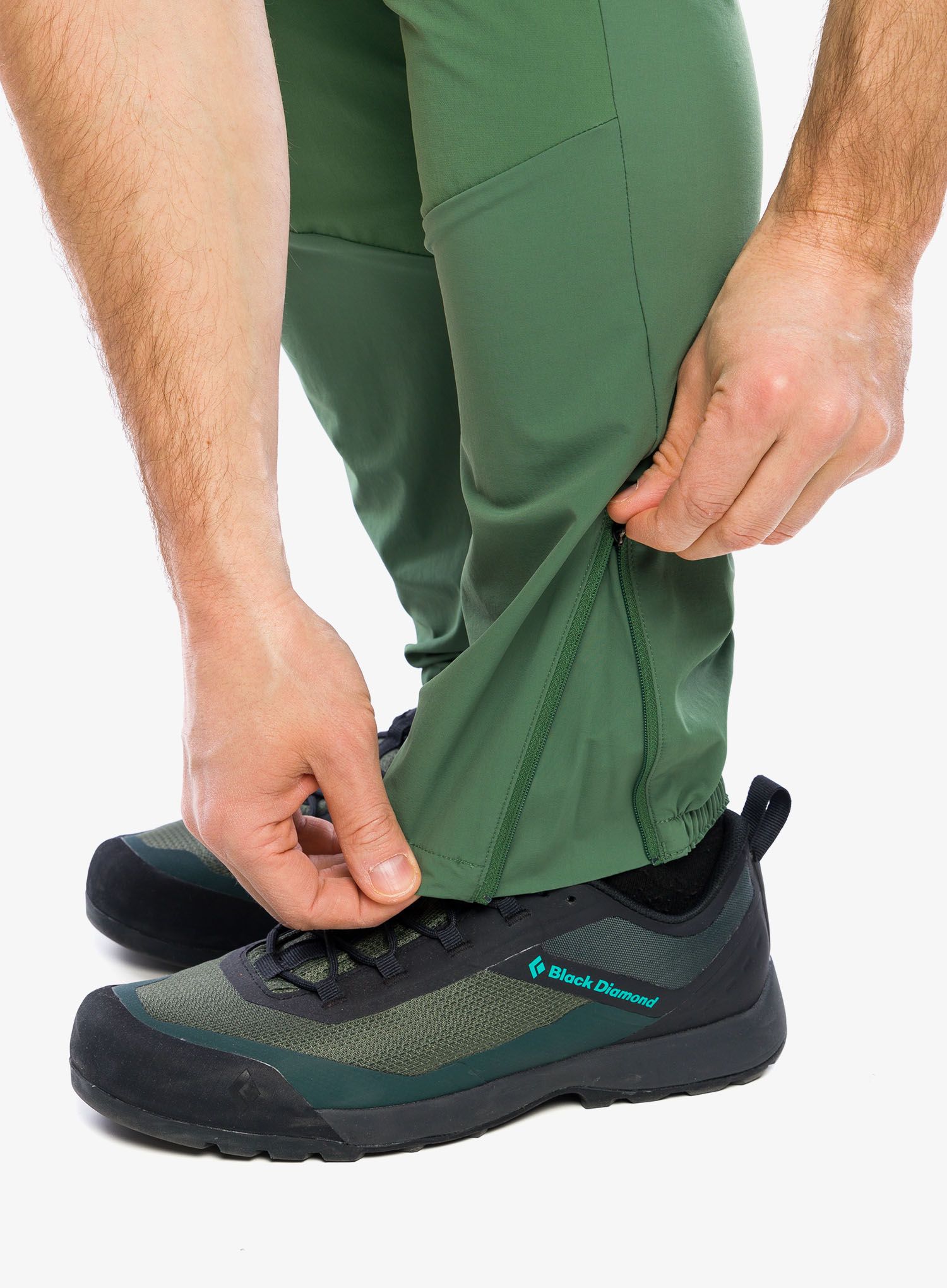 Softshell hlače Vaude Scopi Pants III - woodland