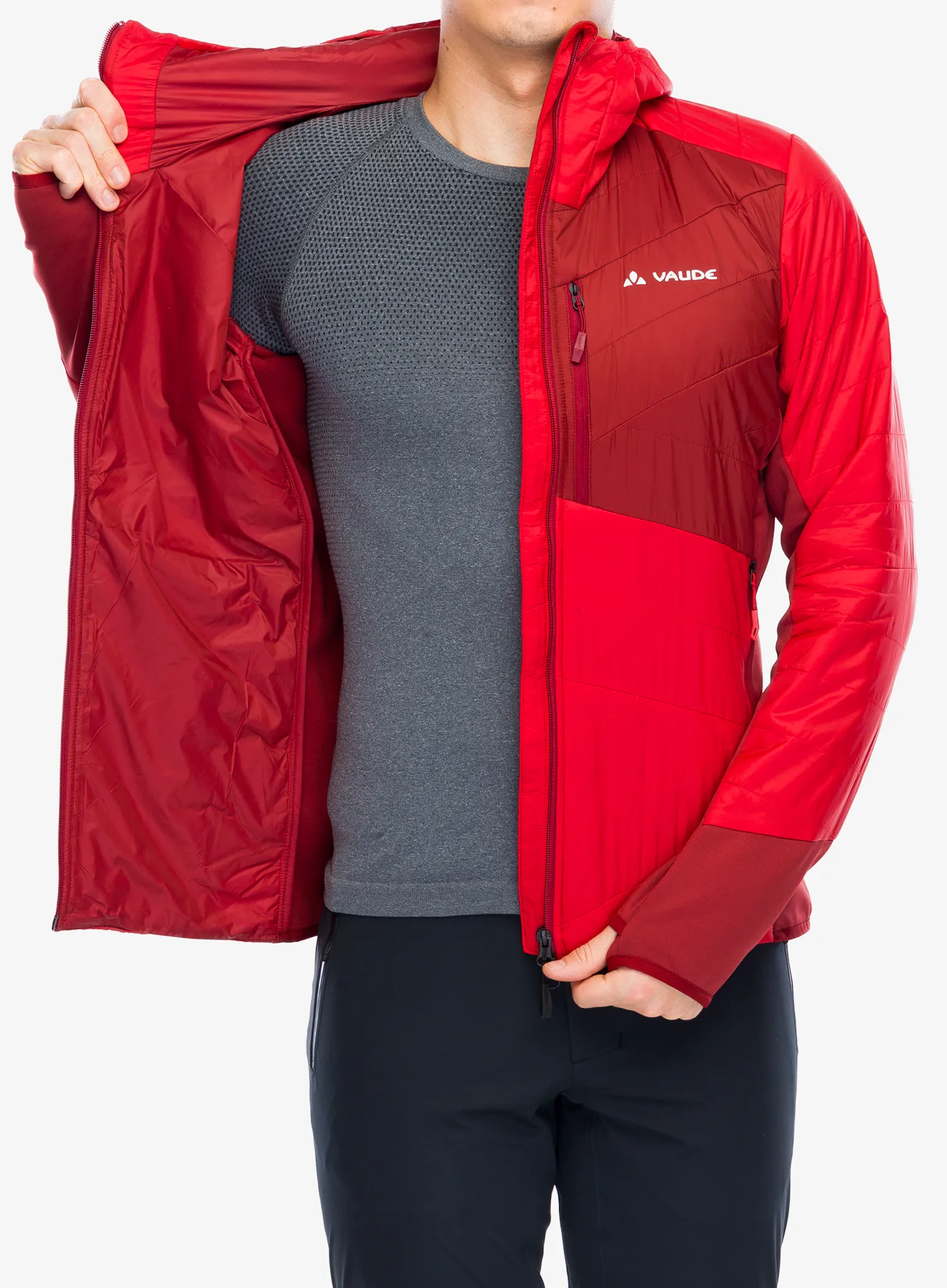 Sintetična jakna Vaude Sesvenna Jacket IV - red