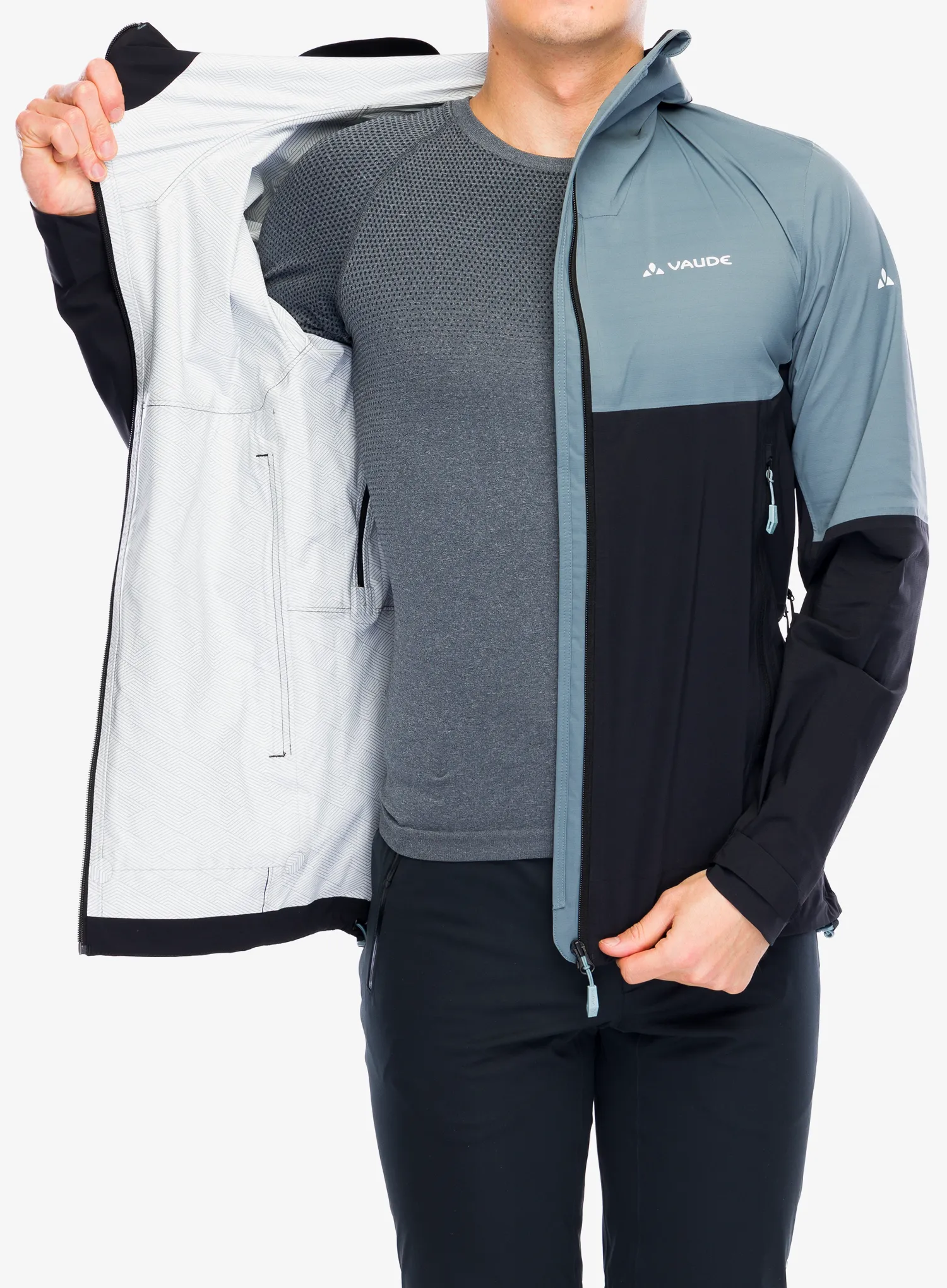 Nepremočljiva jakna Vaude Simony 2,5L Jacket IV - black