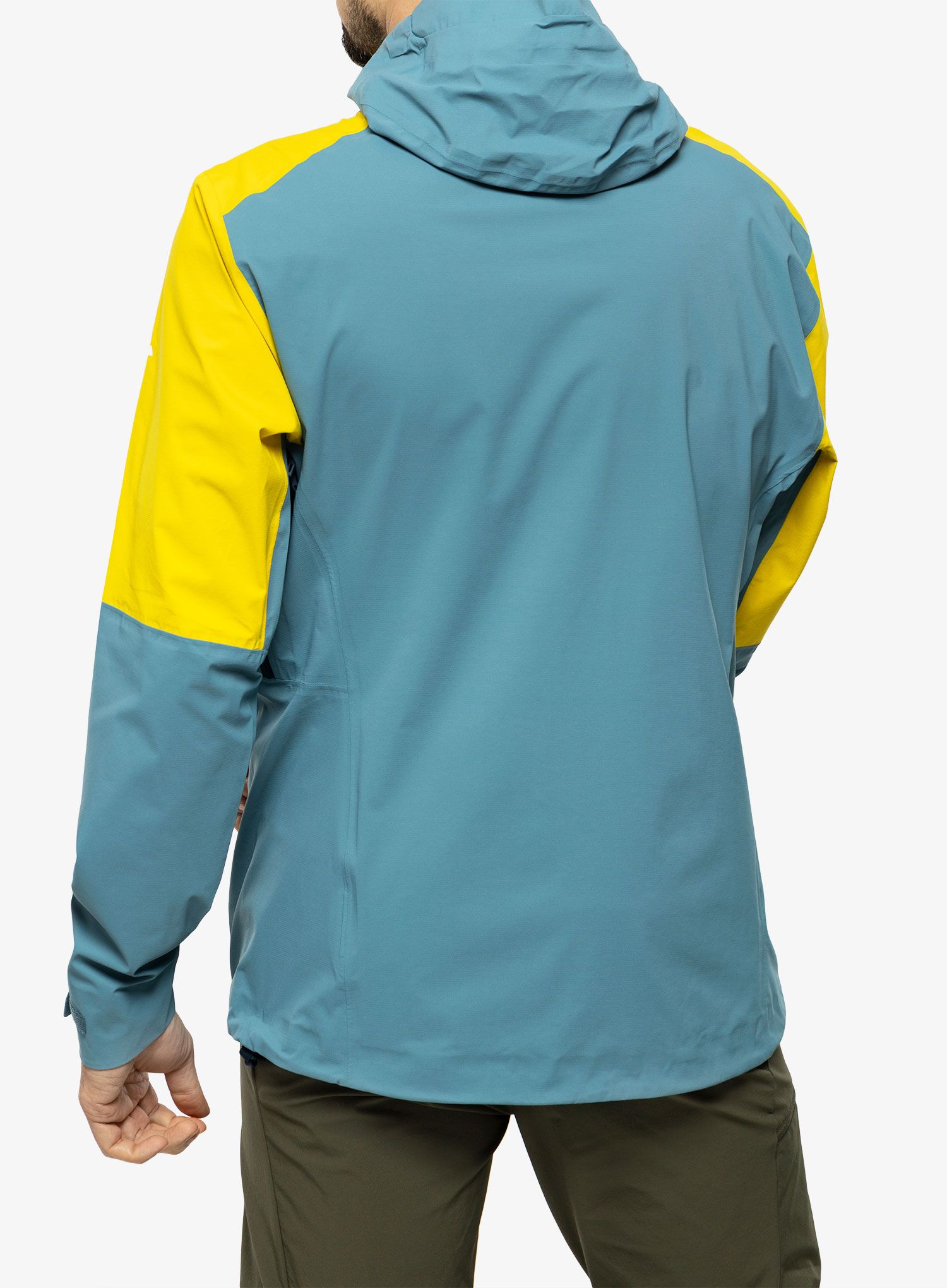 Nepremočljiva jakna Vaude Simony 2,5L Jacket IV - blue gray