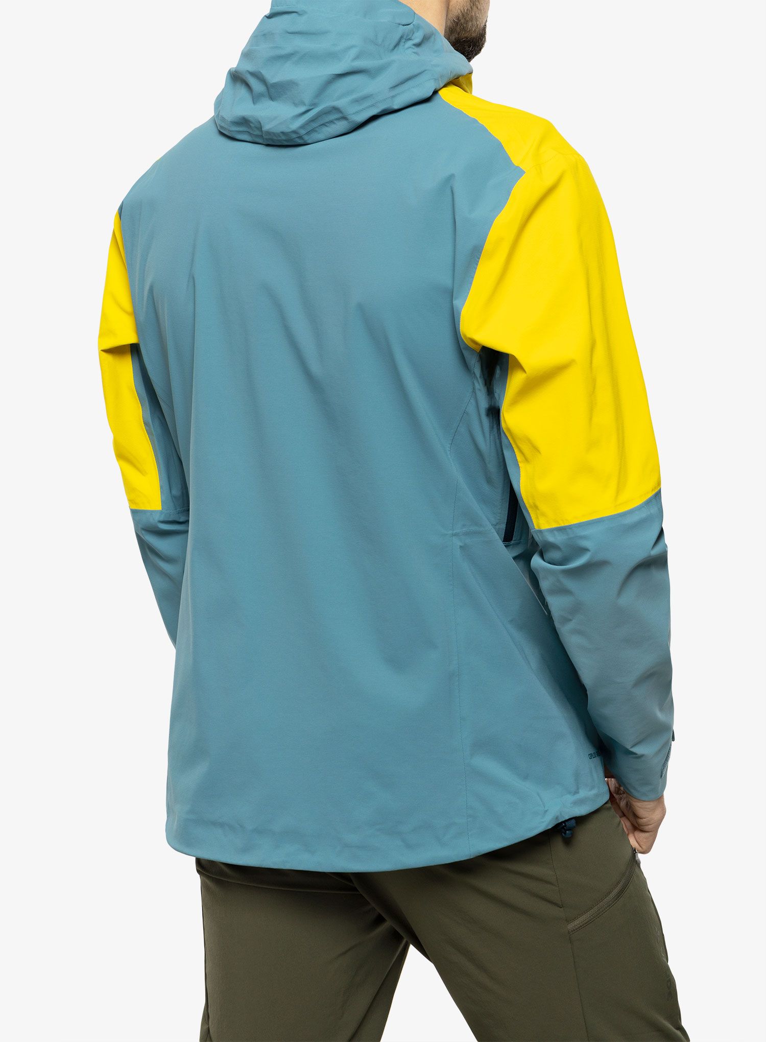 Nepremočljiva jakna Vaude Simony 2,5L Jacket IV - blue gray