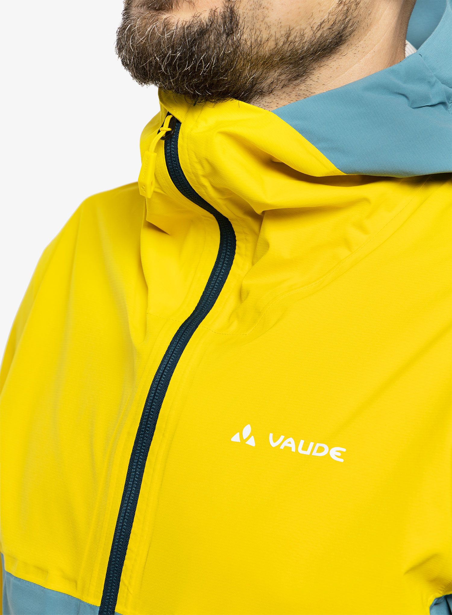 Nepremočljiva jakna Vaude Simony 2,5L Jacket IV - blue gray