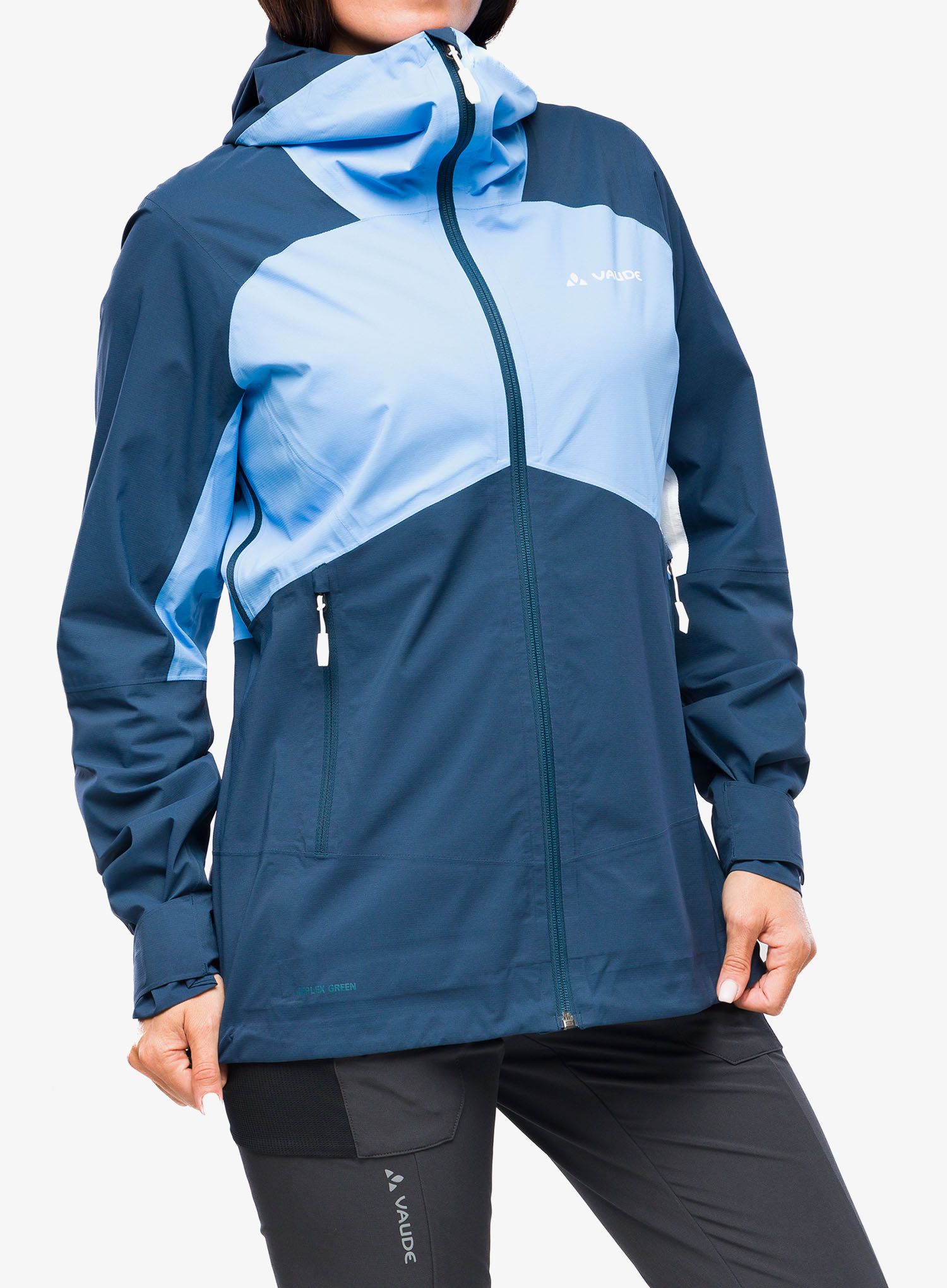 Ženska nepremočljiva jakna Vaude Simony 2,5L Jacket IV - blue jay