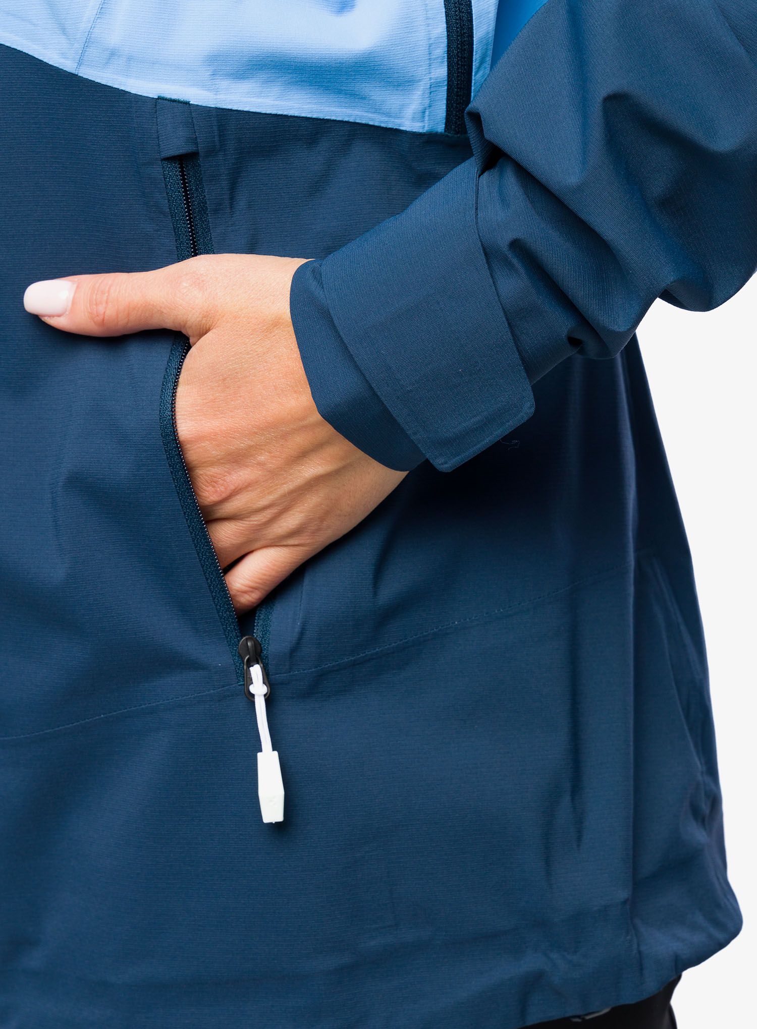 Ženska nepremočljiva jakna Vaude Simony 2,5L Jacket IV - blue jay