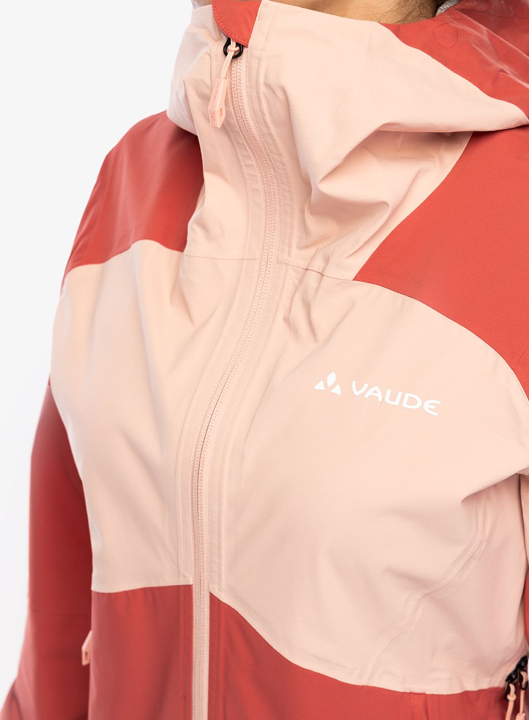 Ženska nepremočljiva jakna Vaude Simony 2,5L Jacket IV - brick