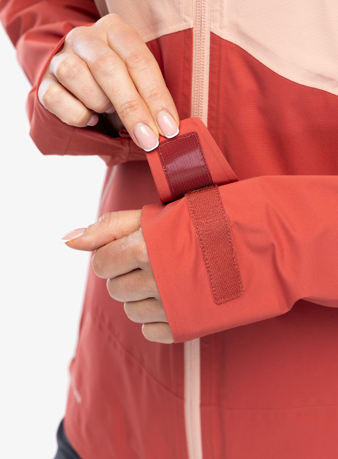 Ženska nepremočljiva jakna Vaude Simony 2,5L Jacket IV - brick