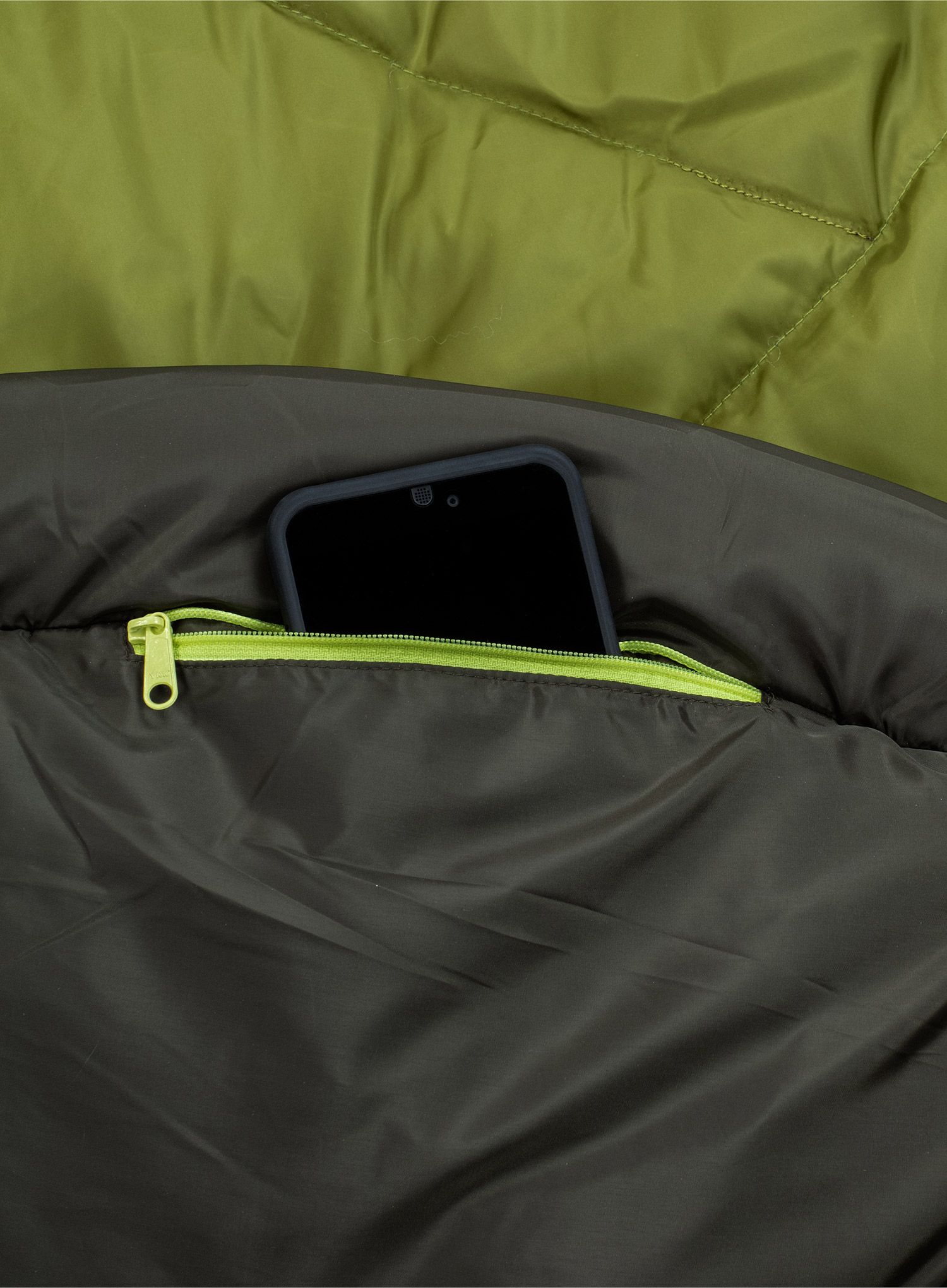 Spalna vreča Vaude Sioux 400 II SYN (190 cm) - avocado