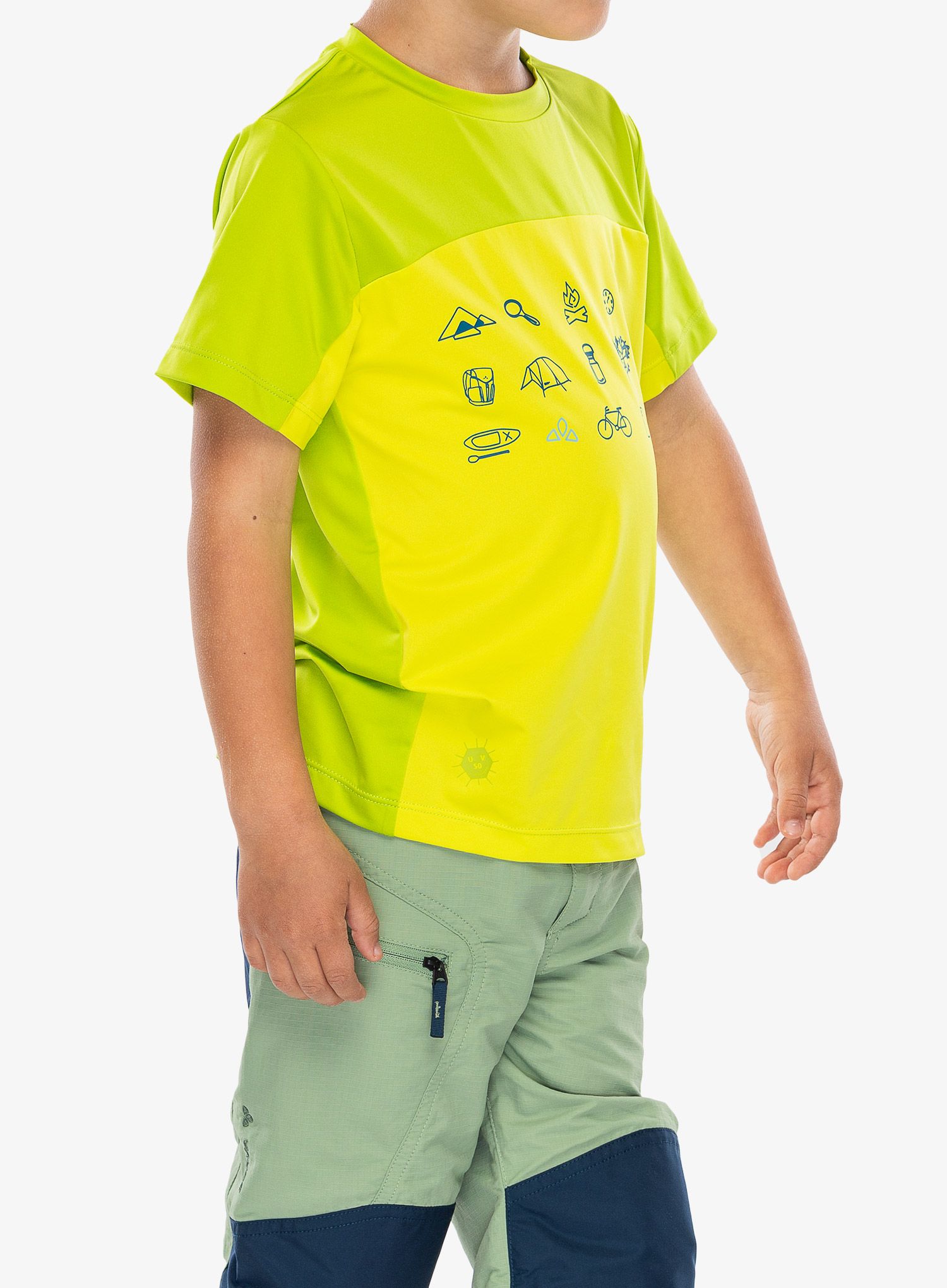 Otroška majica Vaude Solaro T-Shirt II - bright green