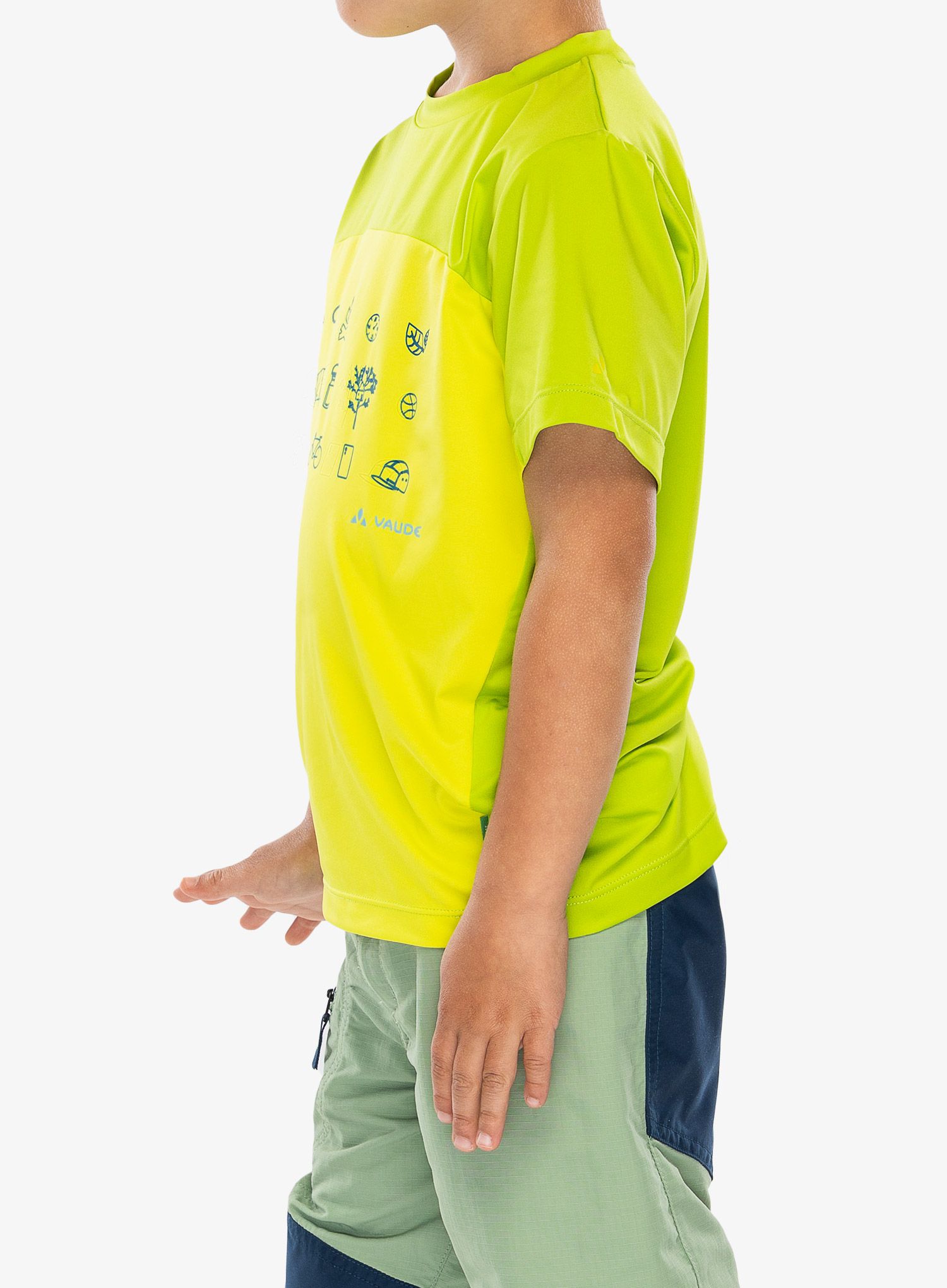 Otroška majica Vaude Solaro T-Shirt II - bright green