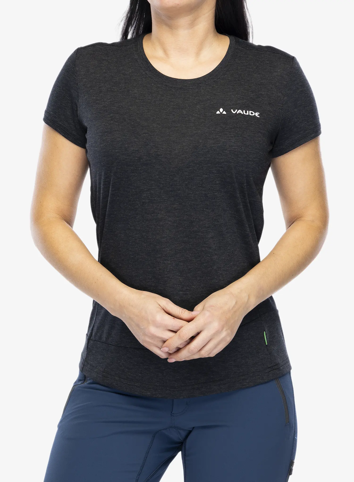 Ženska športna majica Vaude Sveit Shirt - black/black