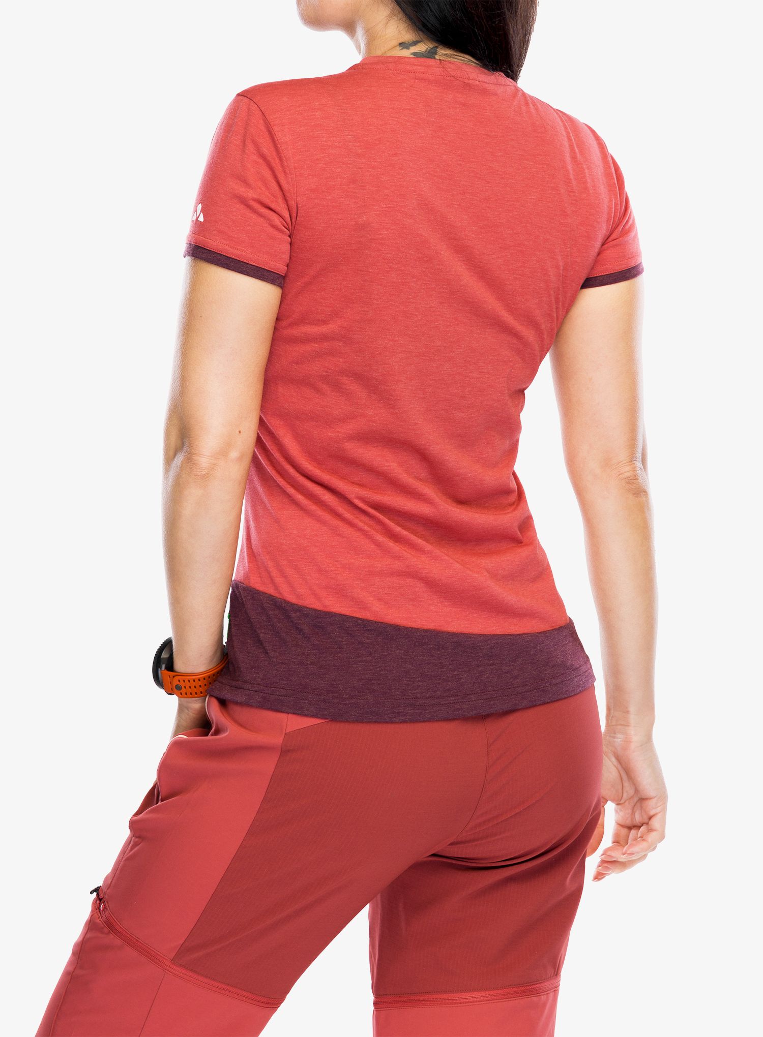 Ženska športna majica Vaude Sveit Shirt - brick