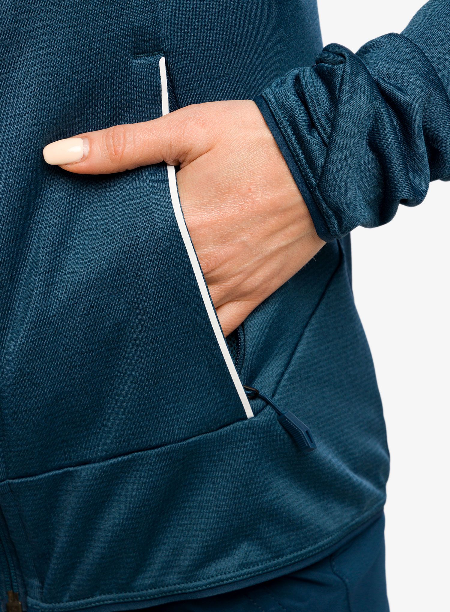 Ženski flis Vaude Tekoa Fleece Jacket II - dark sea