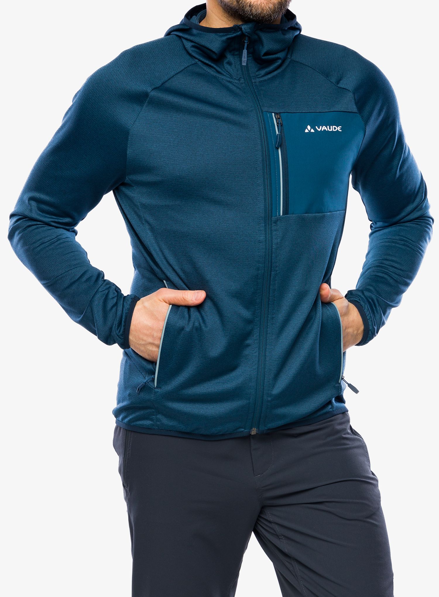 Flis Vaude Tekoa Fleece Jacket II - dark sea uni