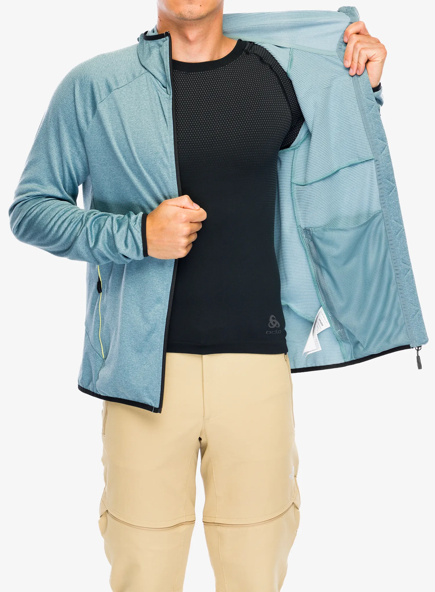 Flis Vaude Tekoa Fleece Jacket II - nordic blue