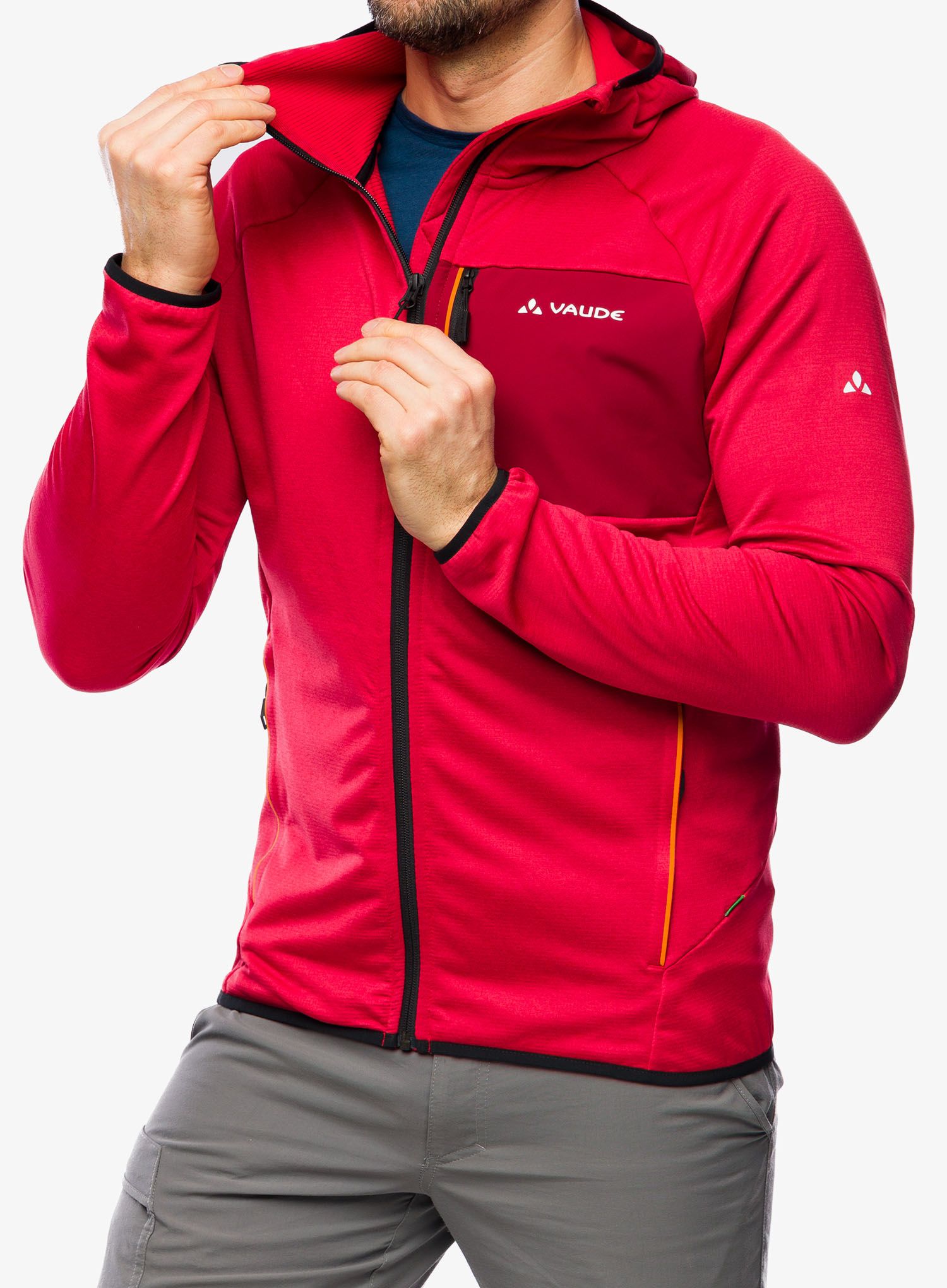 Flis Vaude Tekoa Fleece Jacket II - red