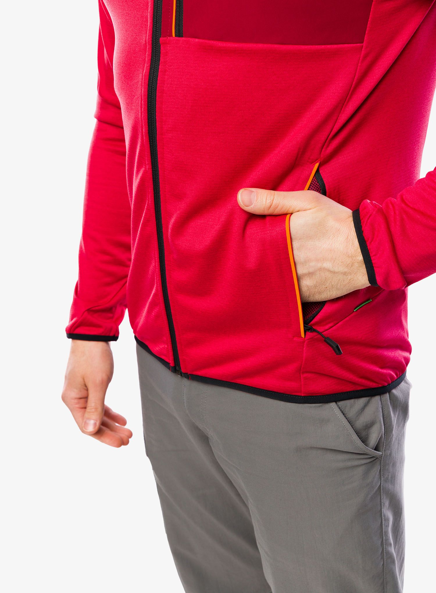 Flis Vaude Tekoa Fleece Jacket II - red