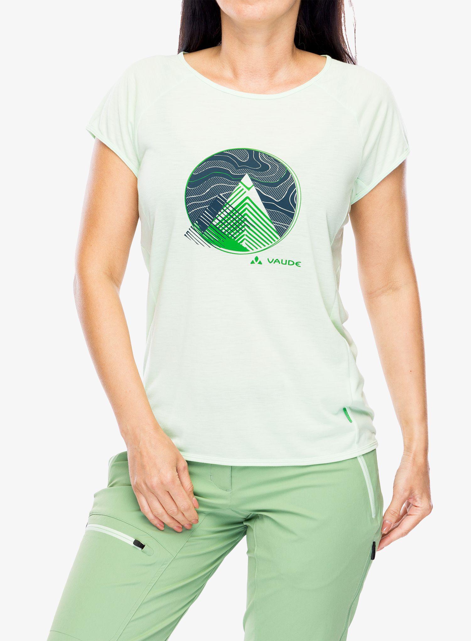 Ženska športna majica Vaude Tekoa T-Shirt II - jade