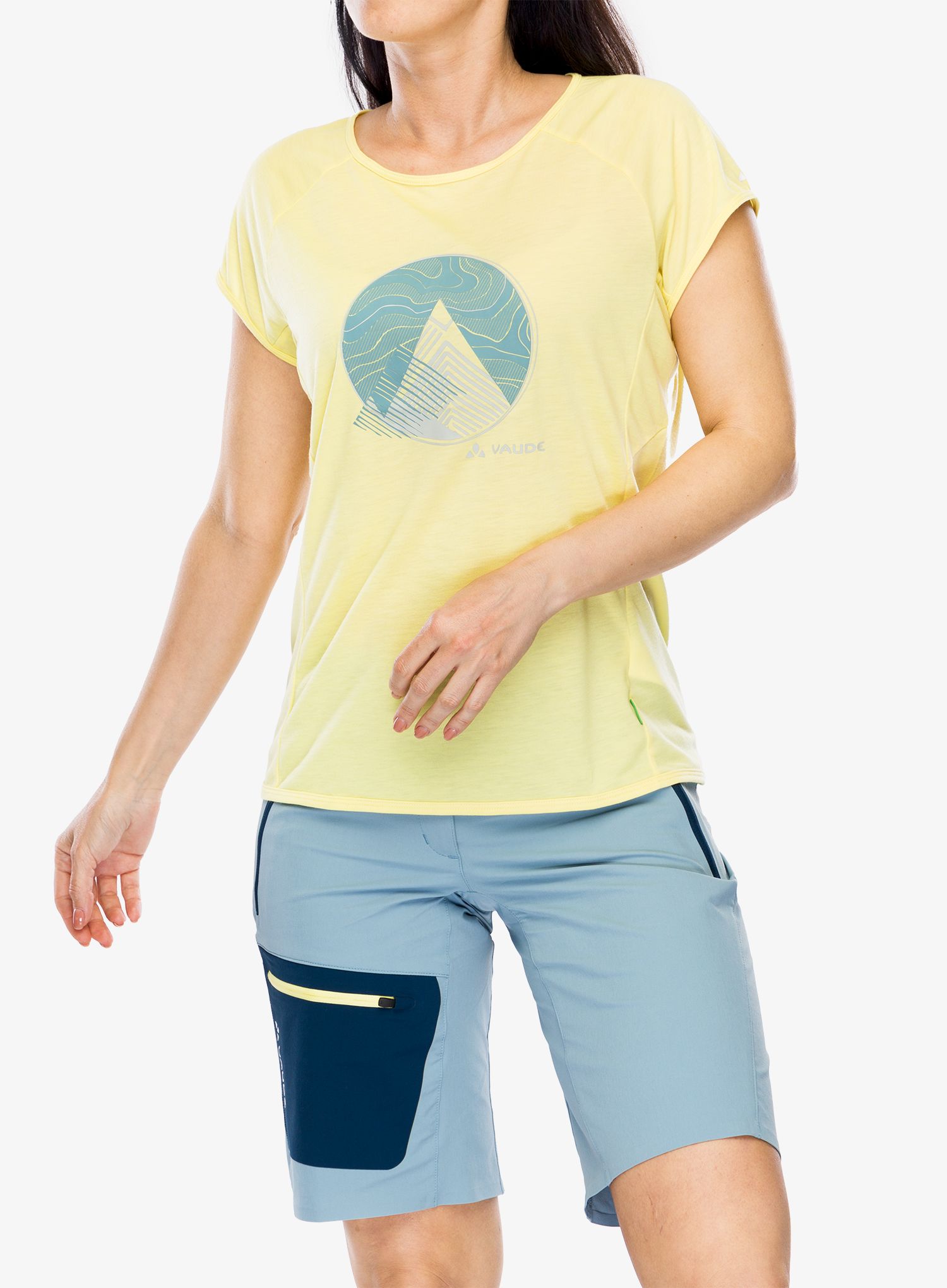 Ženska športna majica Vaude Tekoa T-Shirt II - mimosa