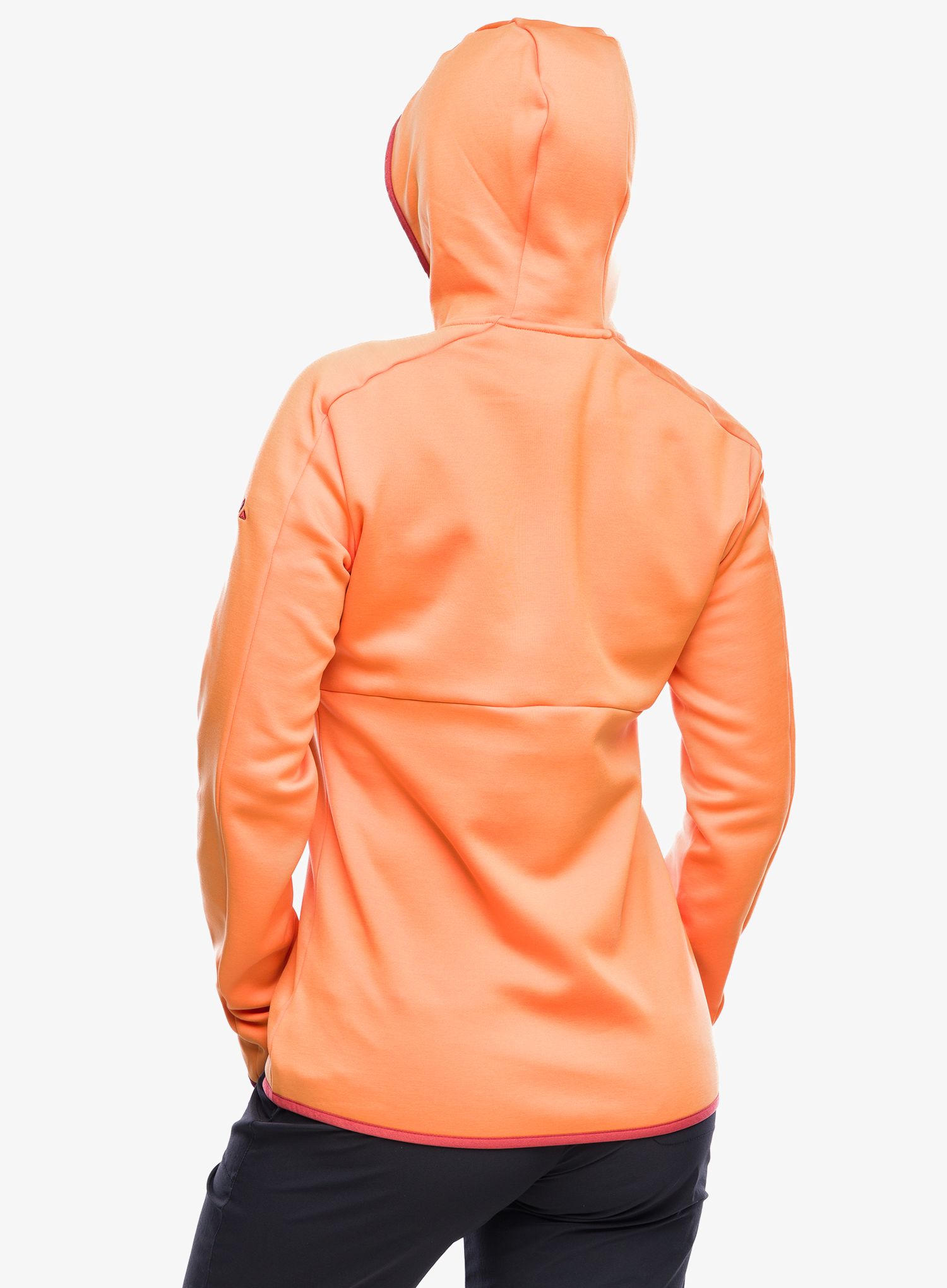 Ženski flis Vaude Valsorda Fleece Hoody - sweet orange