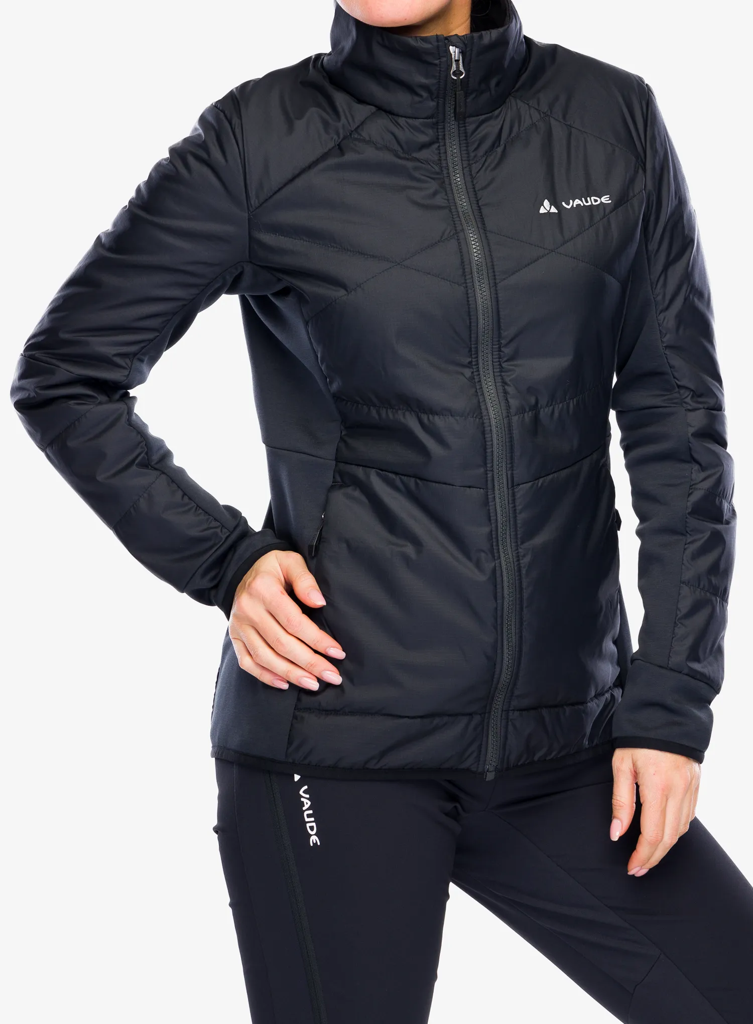 Ženska hibridna jakna Vaude Valsorda Hybrid Jacket - black