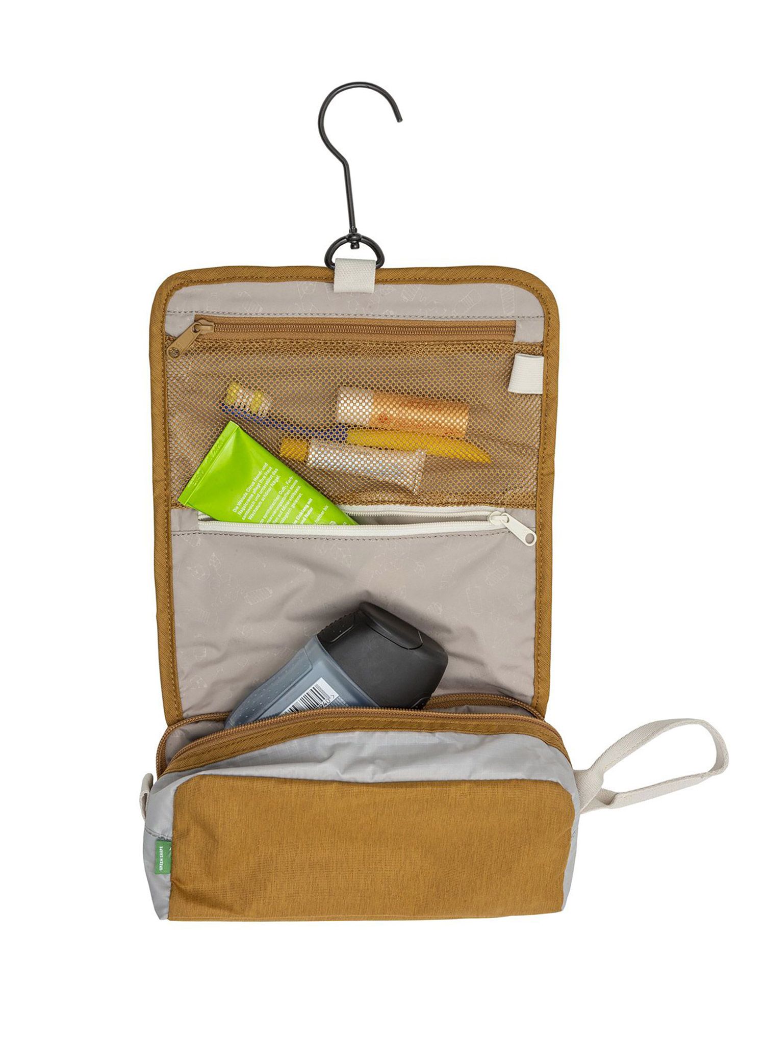 Kozmetična torbica Vaude Wash Bag M - peanut butter