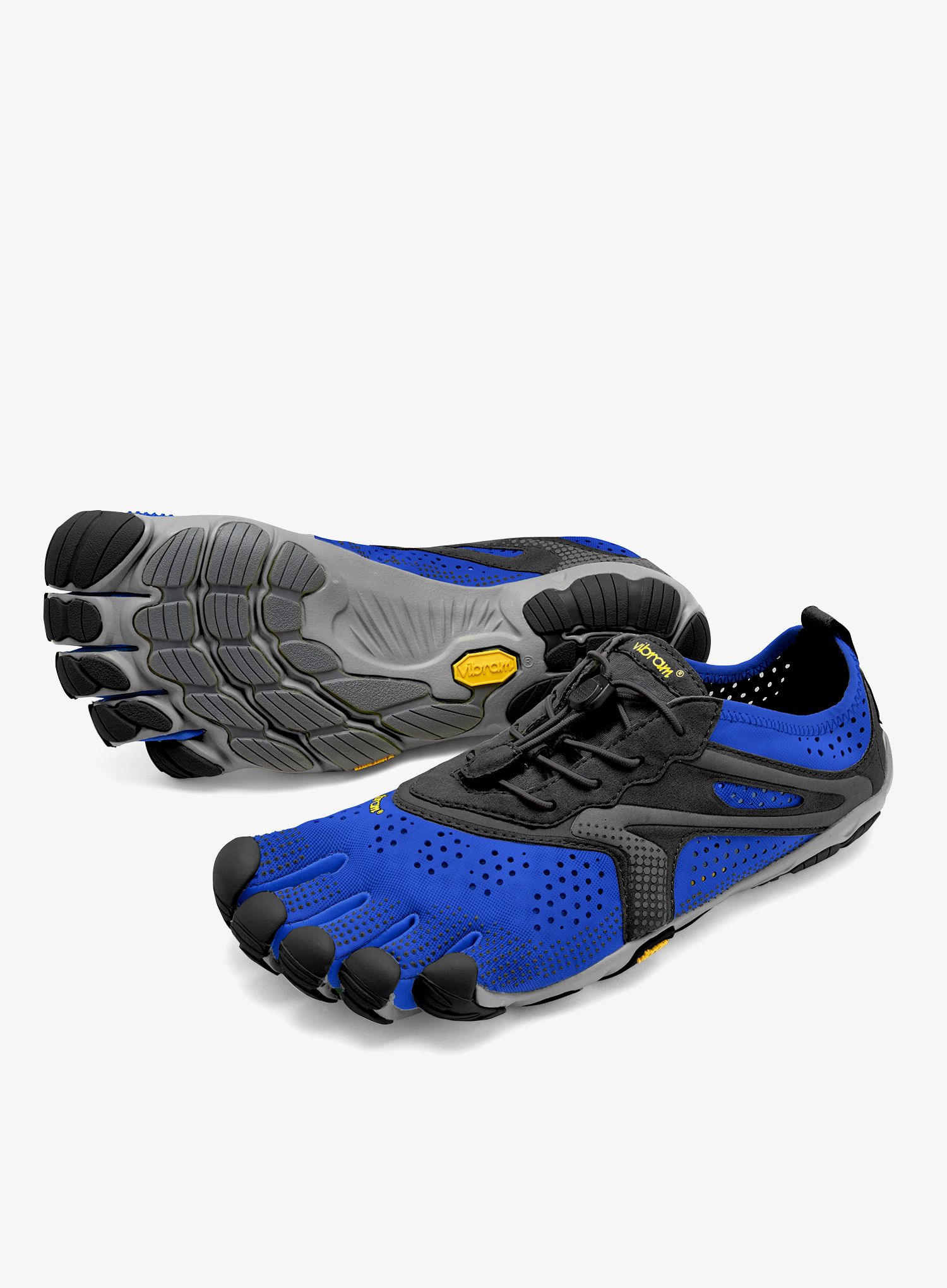 Moški tekaški čevlji Vibram Fivefingers V-Run SS2021 - blue/black