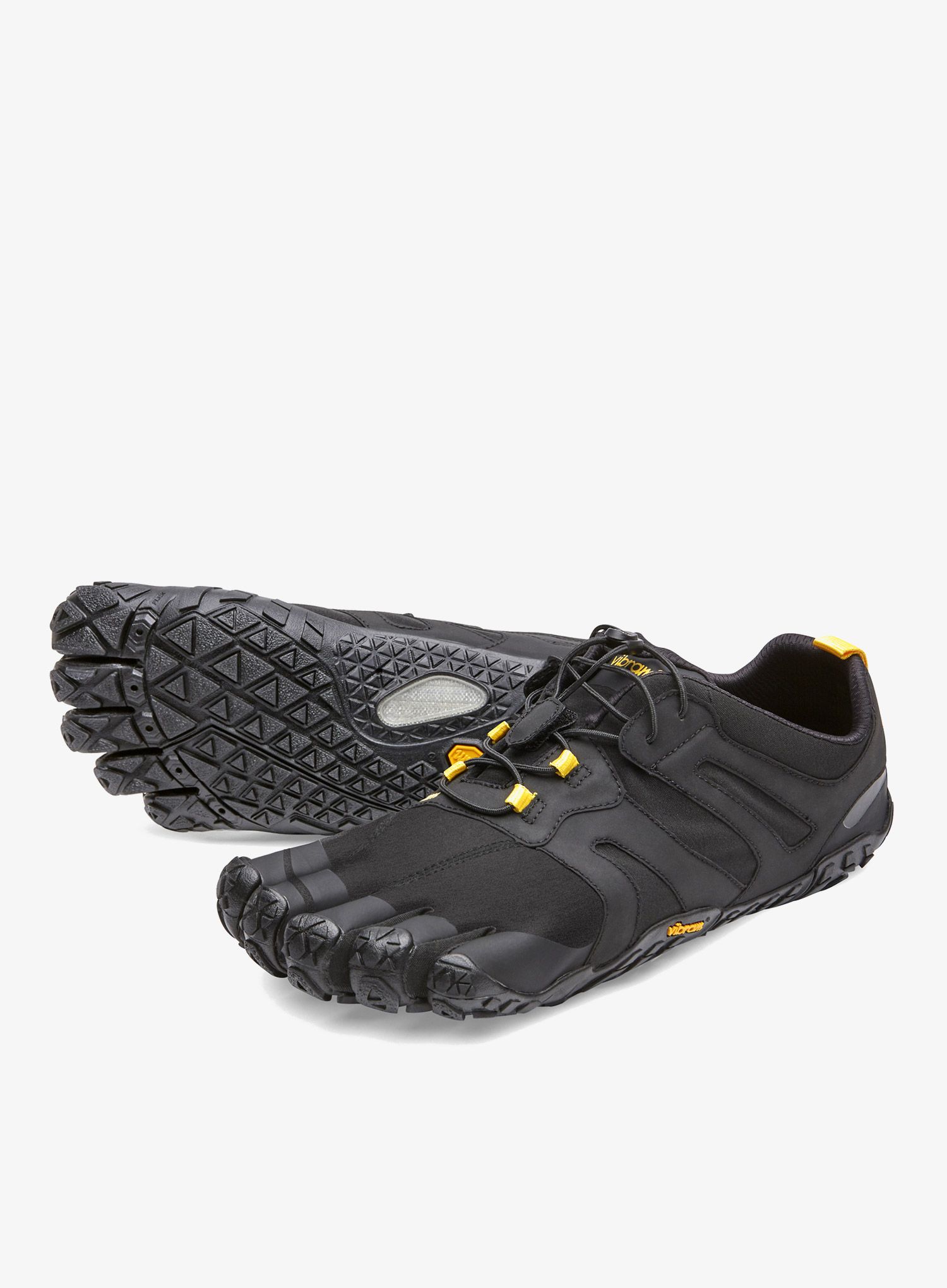 Moški tekaški čevlji Vibram Fivefingers V-Trail 2.0 - black/yellow