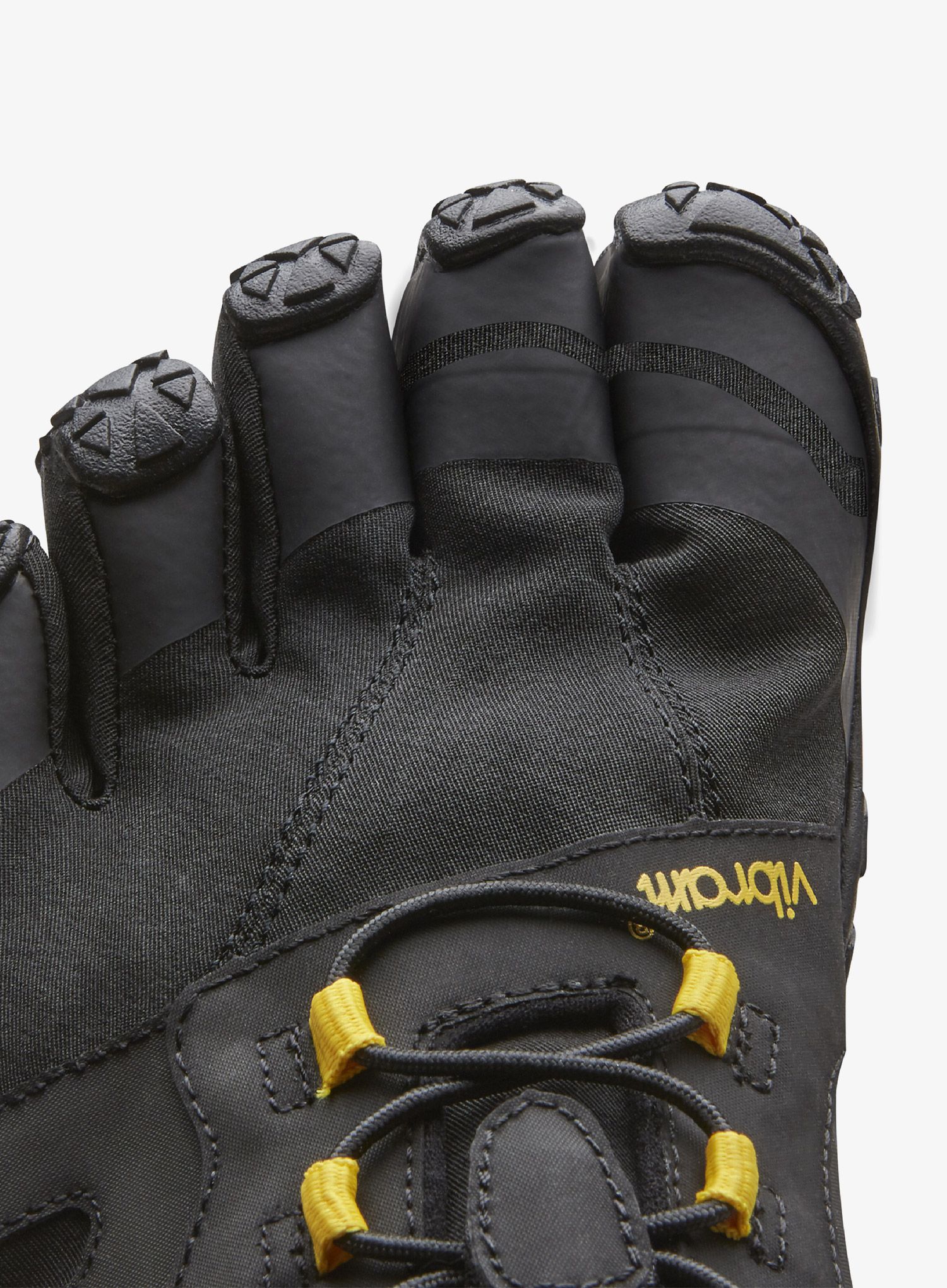 Moški tekaški čevlji Vibram Fivefingers V-Trail 2.0 - black/yellow