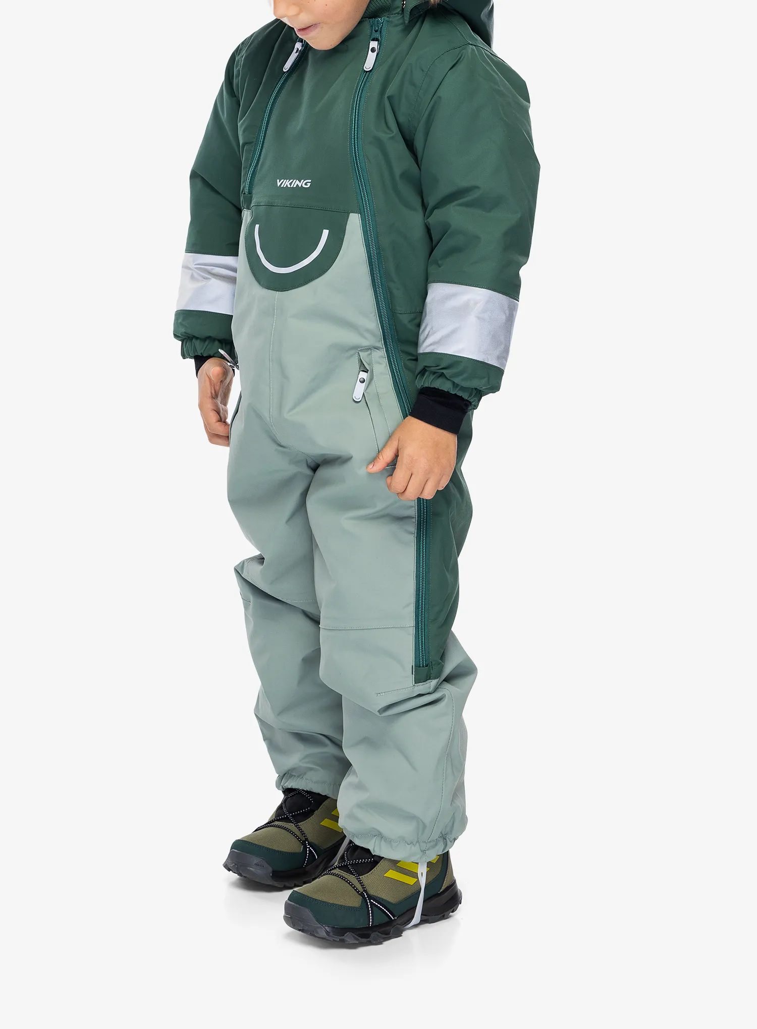 Detská kombinéza Viking Alv Winter Playsuit - green