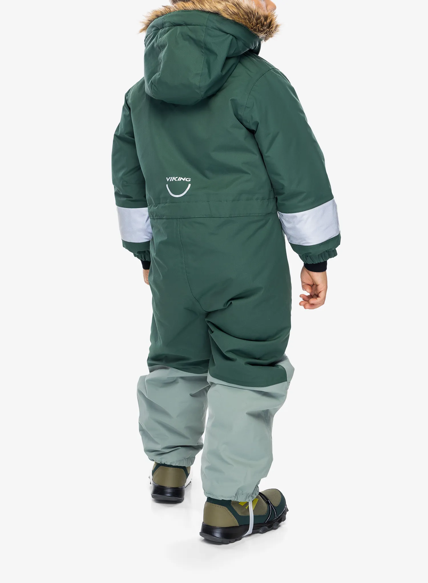 Detská kombinéza Viking Alv Winter Playsuit - green