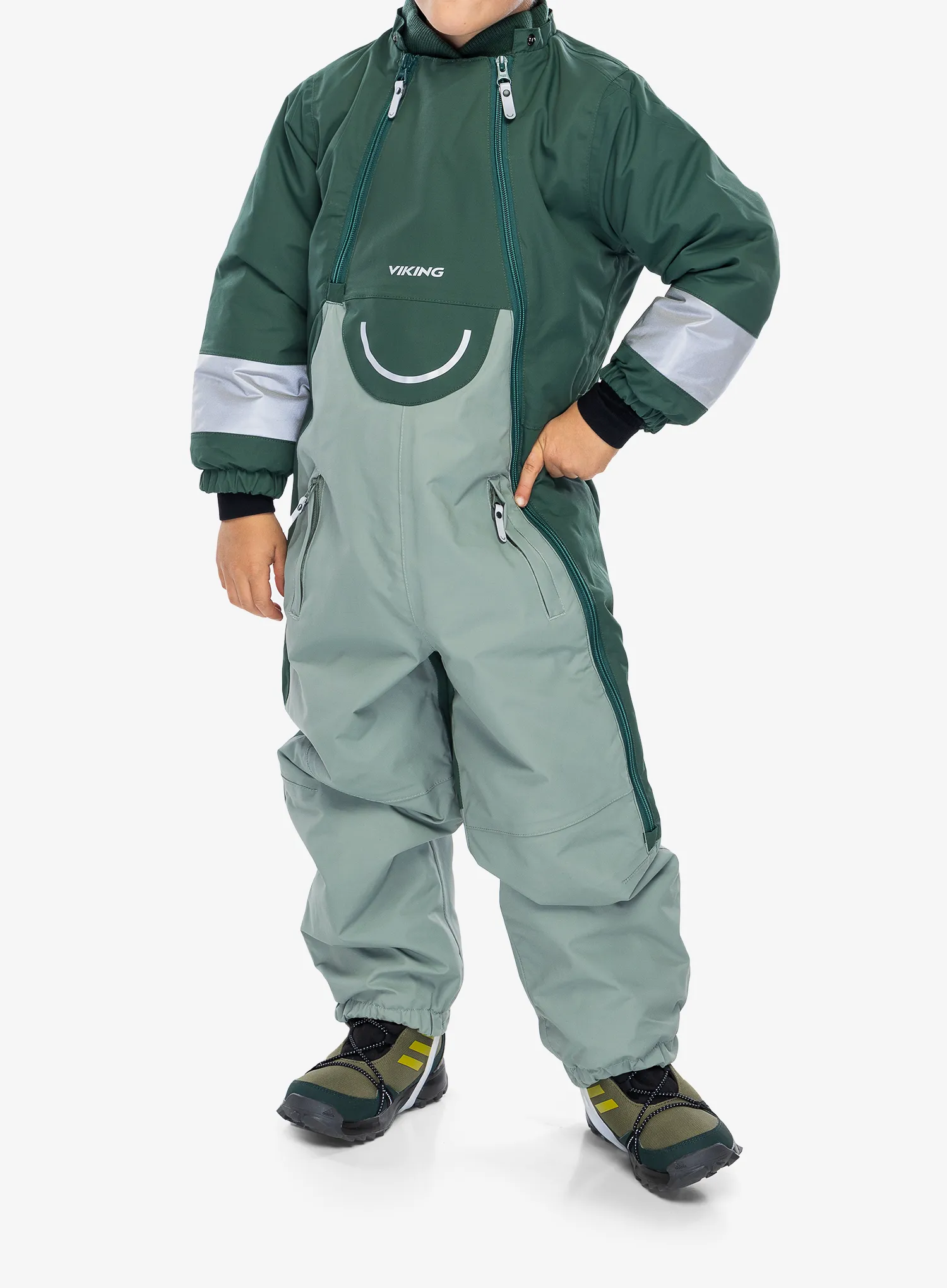 Detská kombinéza Viking Alv Winter Playsuit - green