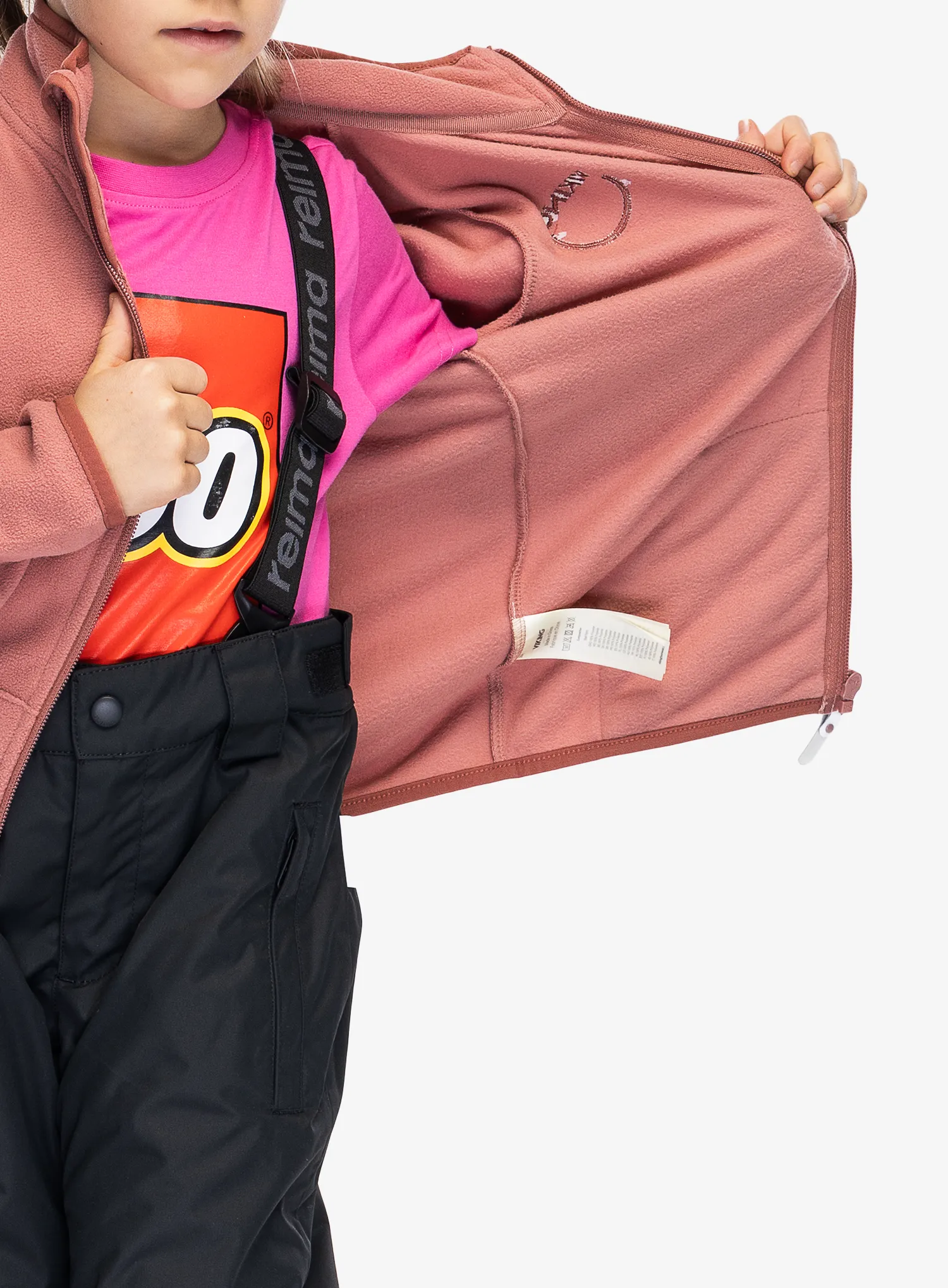 Dekliška jopica Viking Playtime Fleece Jacket Warm - pink