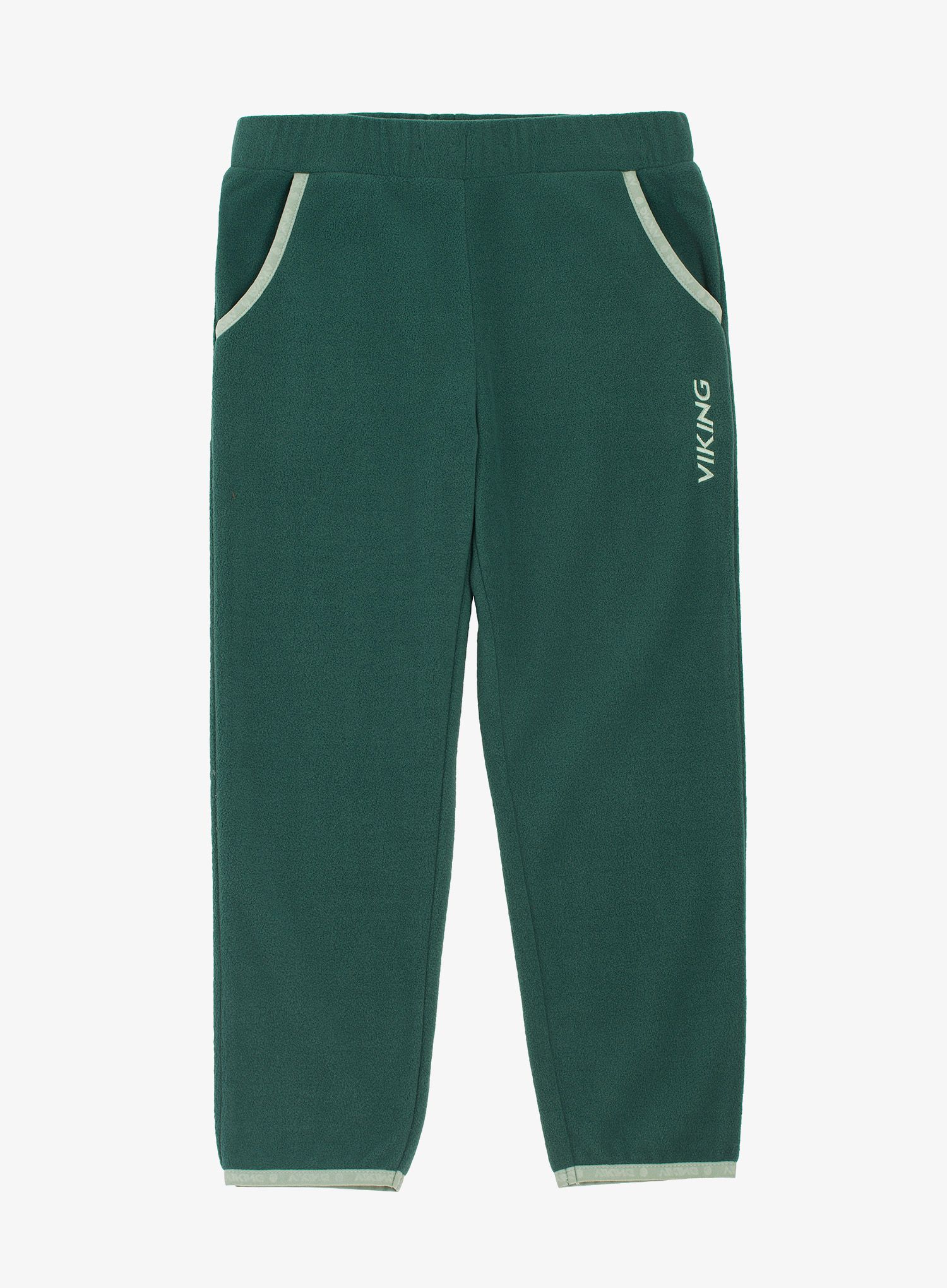 Fantovske hlače Viking Playtime Fleece Pants Warm - dark green/green