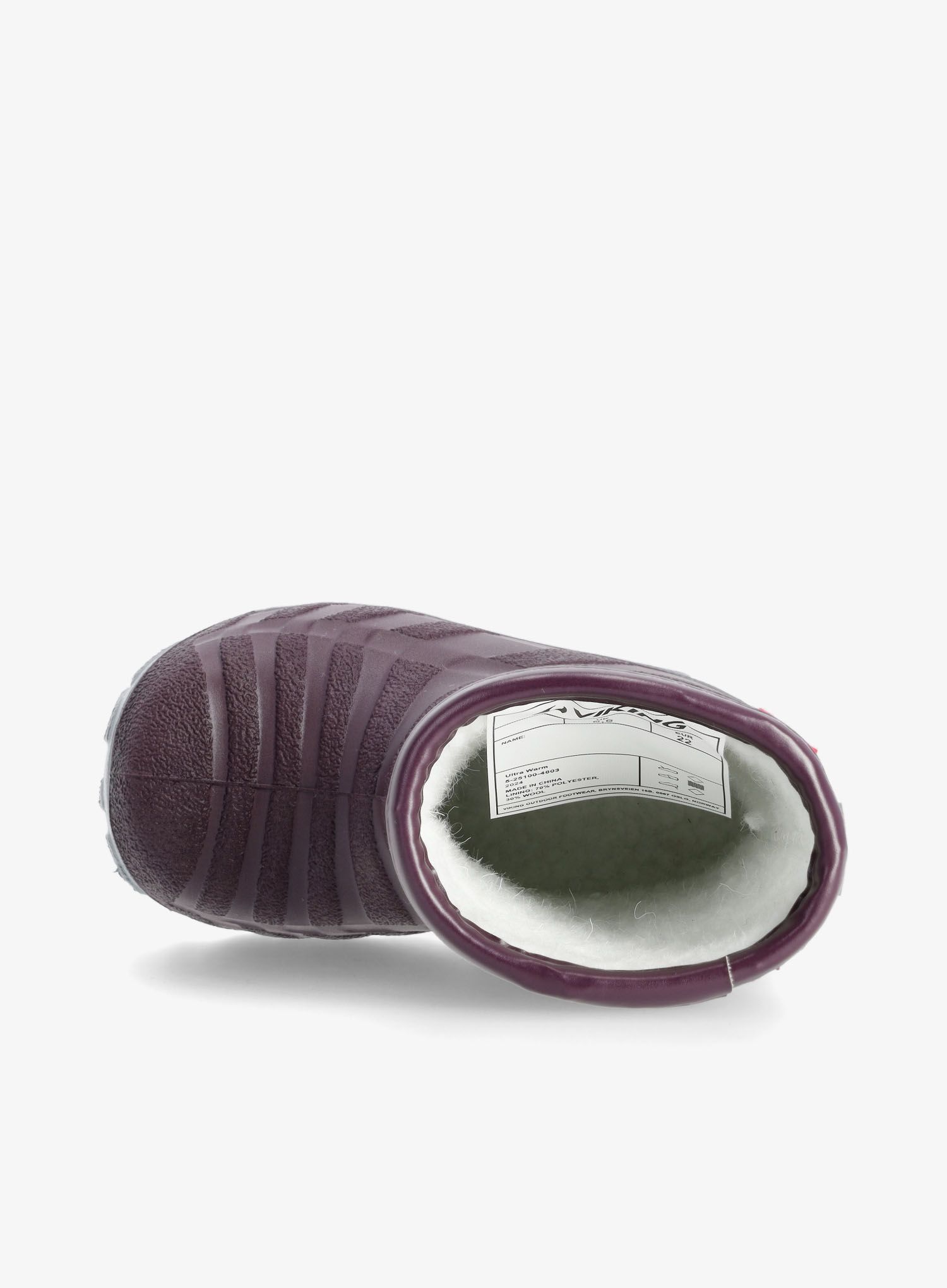 Dekliški čevlji Viking Ultra Warm - grape/grey