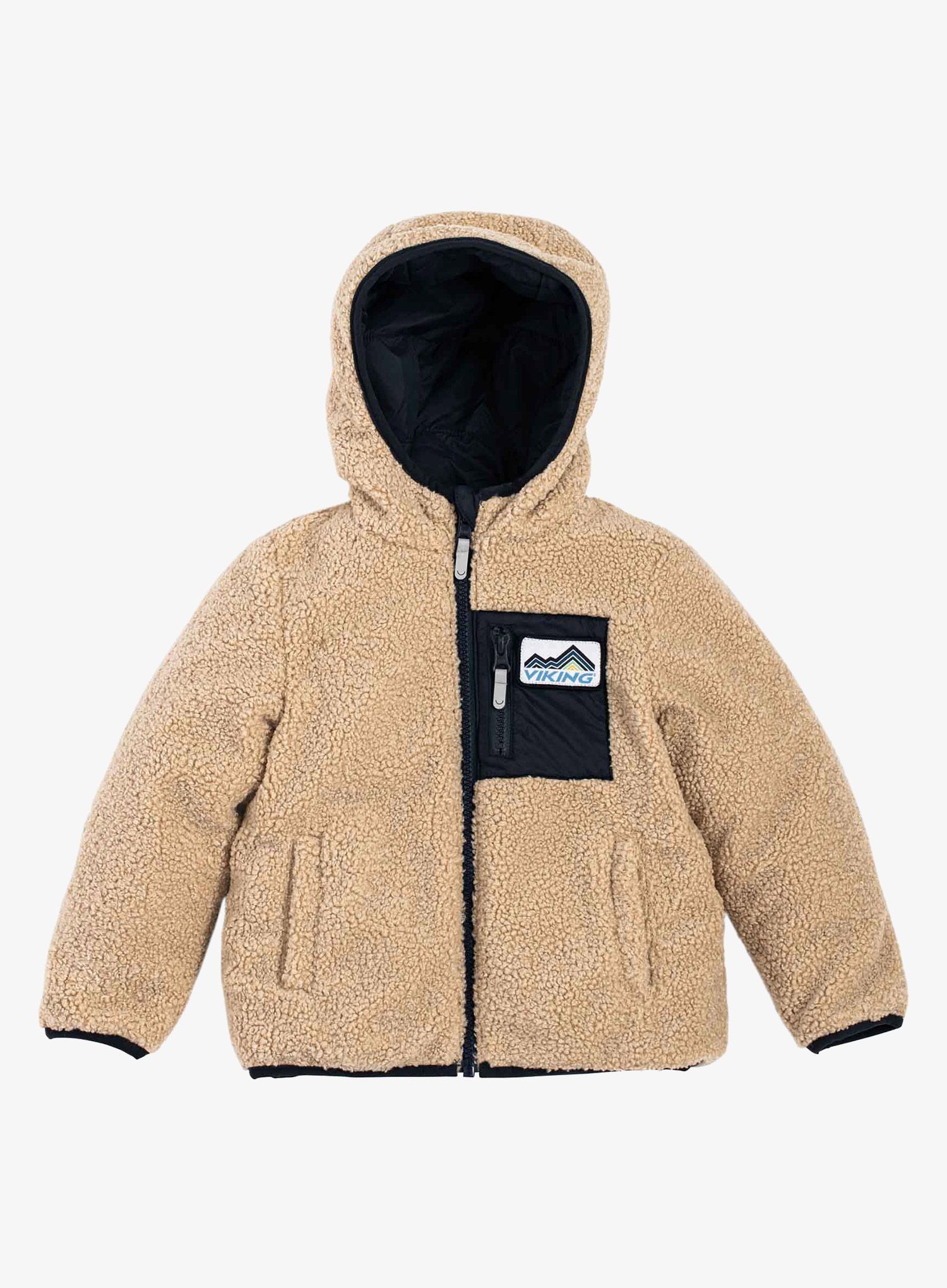 Otroška jakna Viking Play Reversible Pilejacket - navy
