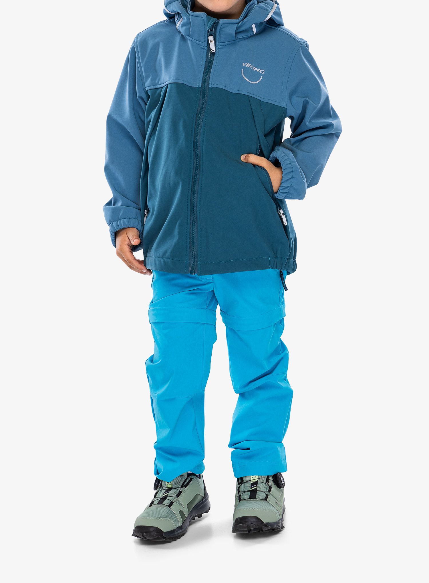Otroška jakna Viking Play Softshell Jacket - denim